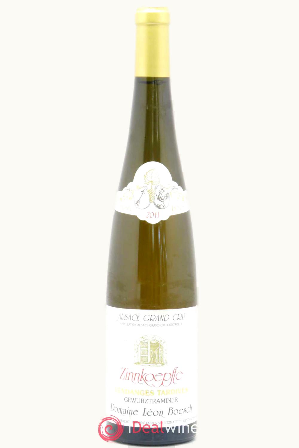 Domaine Léon Boesch Domaine Léon Boesch Gewurztraminer Vendange Tardive Zinnkoepfle Grand Cru, 2011