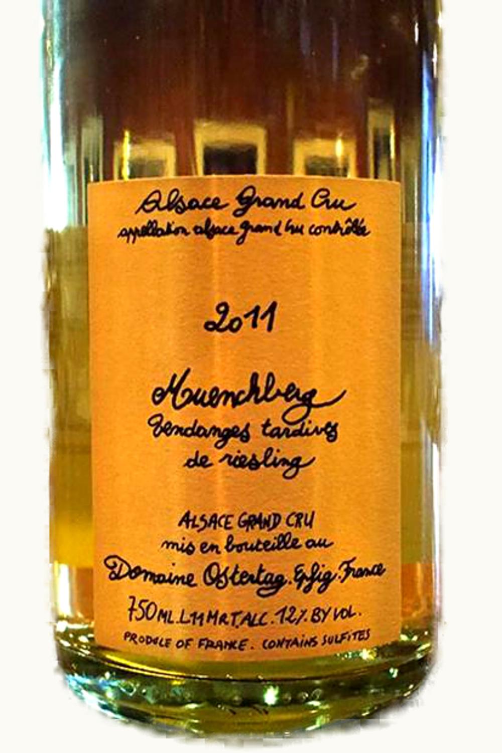 Domaine Ostertag Domaine Ostertag Riesling Vendange Tardive Muenchberg Grand Cru, 2011