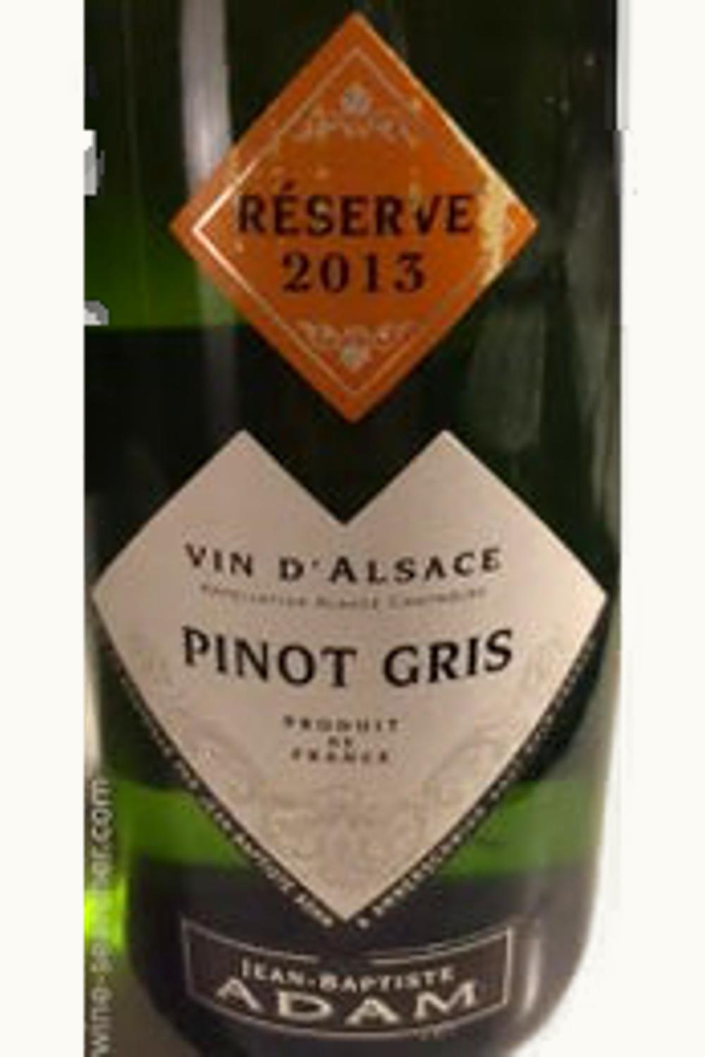 Jean-Baptiste Adams Jean-Baptiste Adams Pinot Gris Vendange Tardive, 2011