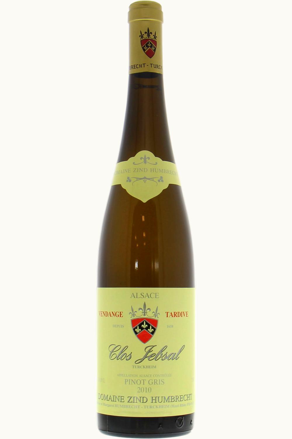 Domaine Zind Humbrecht Domaine Zind Humbrecht Pinot Gris Vendange Tardive Clos Jebsal Grand Cru, 2010
