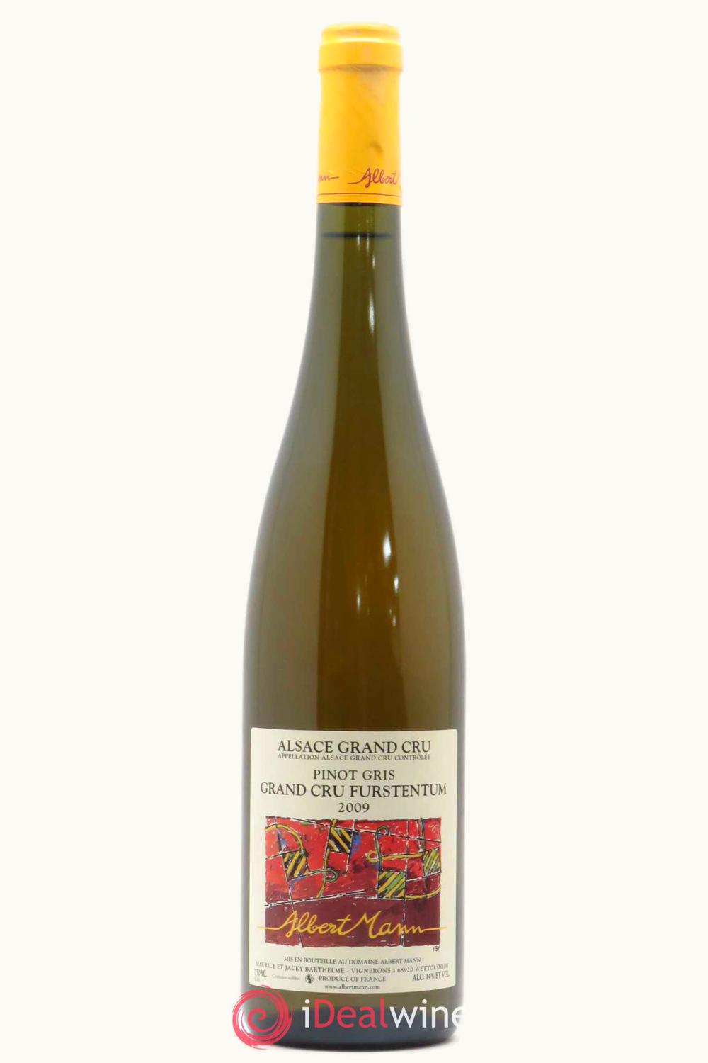 Albert Mann Albert Mann Pinot Gris Furstentum Grand Cru, 2009