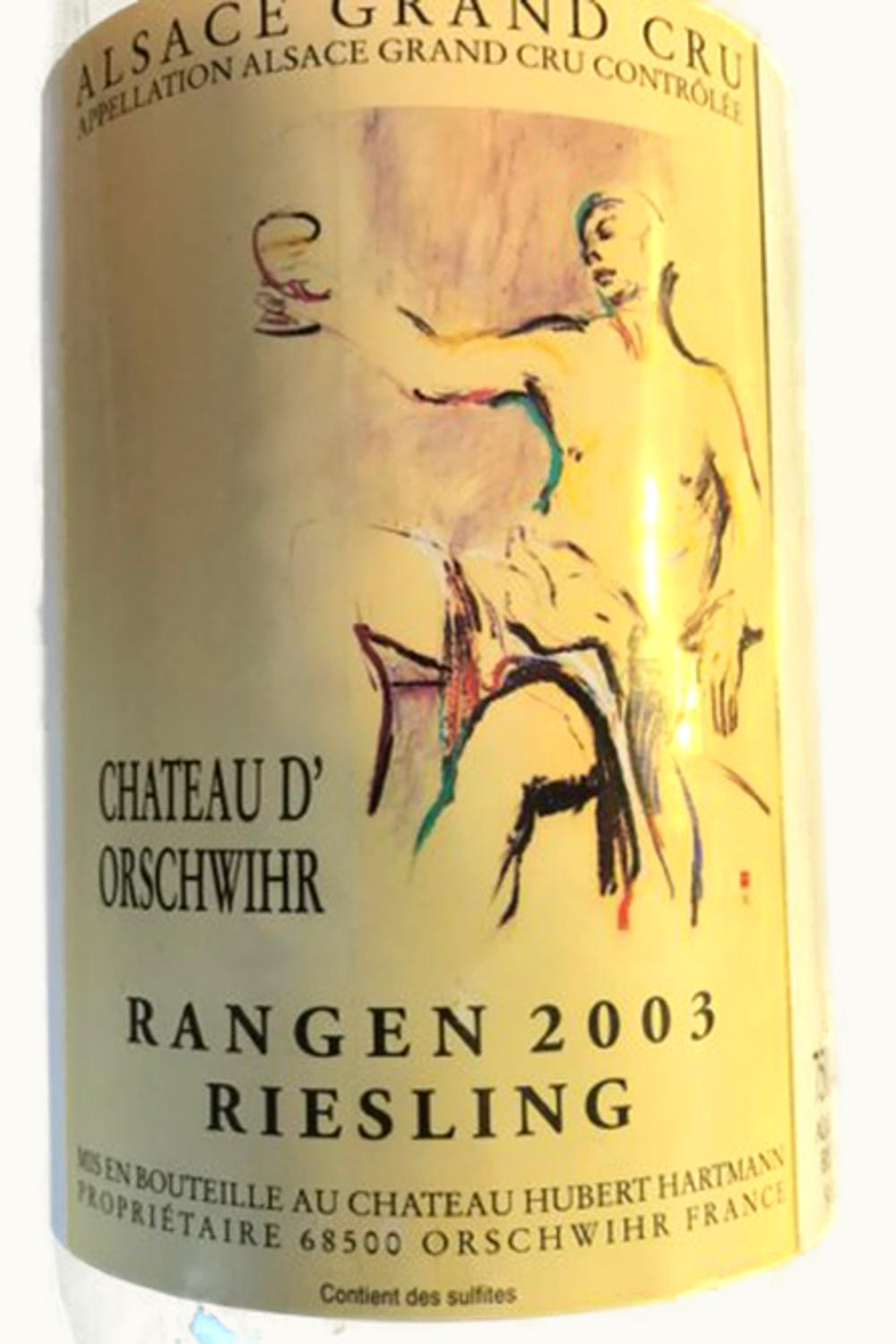 D'Orschwihr D'Orschwihr Riesling Rangen Grand Cru, 2009