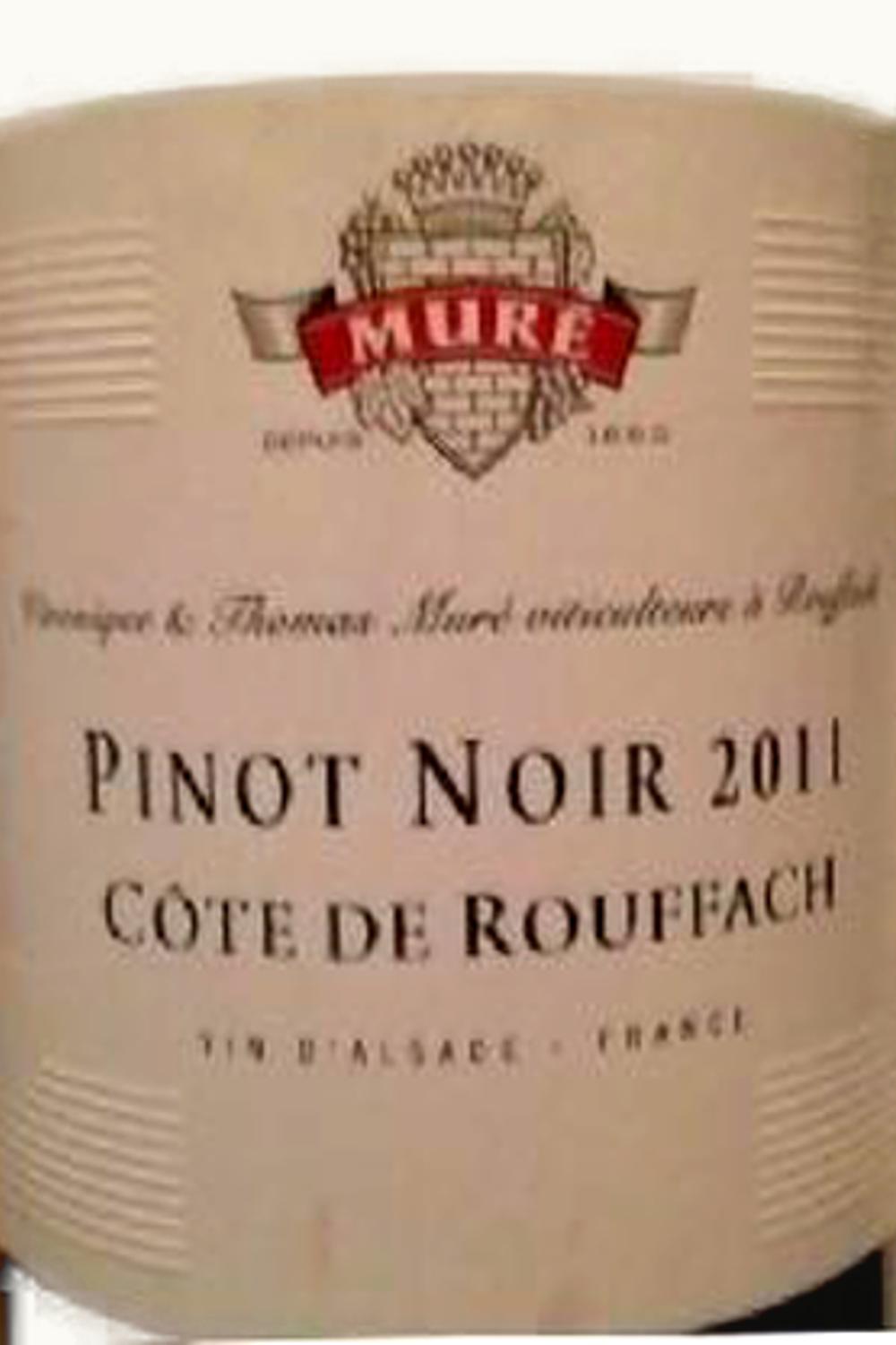 Rene Mure René Muré Pinot Noir Côte de Rouffach, 2009