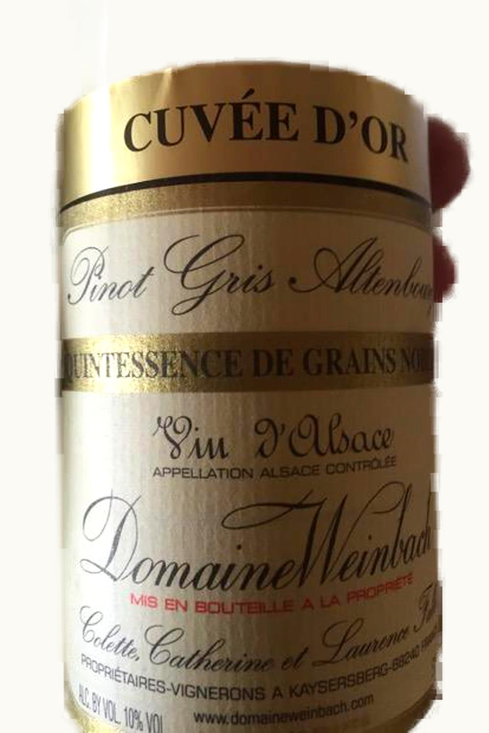 Domaine Weinbach Domaine Weinbach Pinot Gris Altenburg Quintessence de Grain Noble, 2008