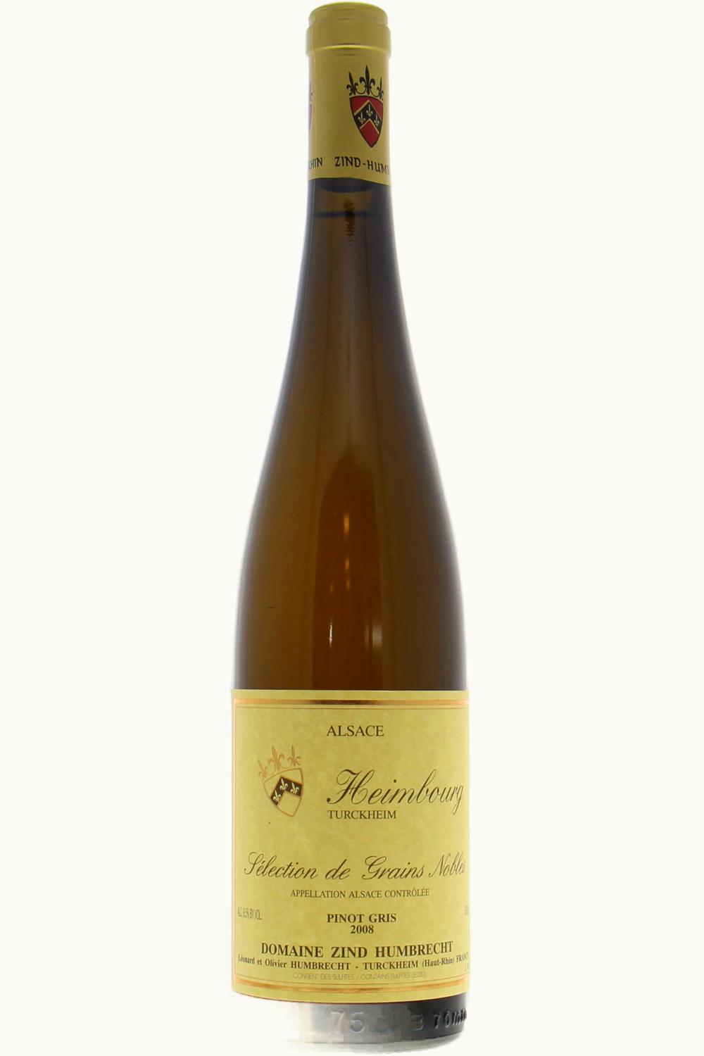 Domaine Zind Humbrecht Domaine Zind Humbrecht Pinot Gris Heimbourg Turckheim Select de Grains Nobles, 2008