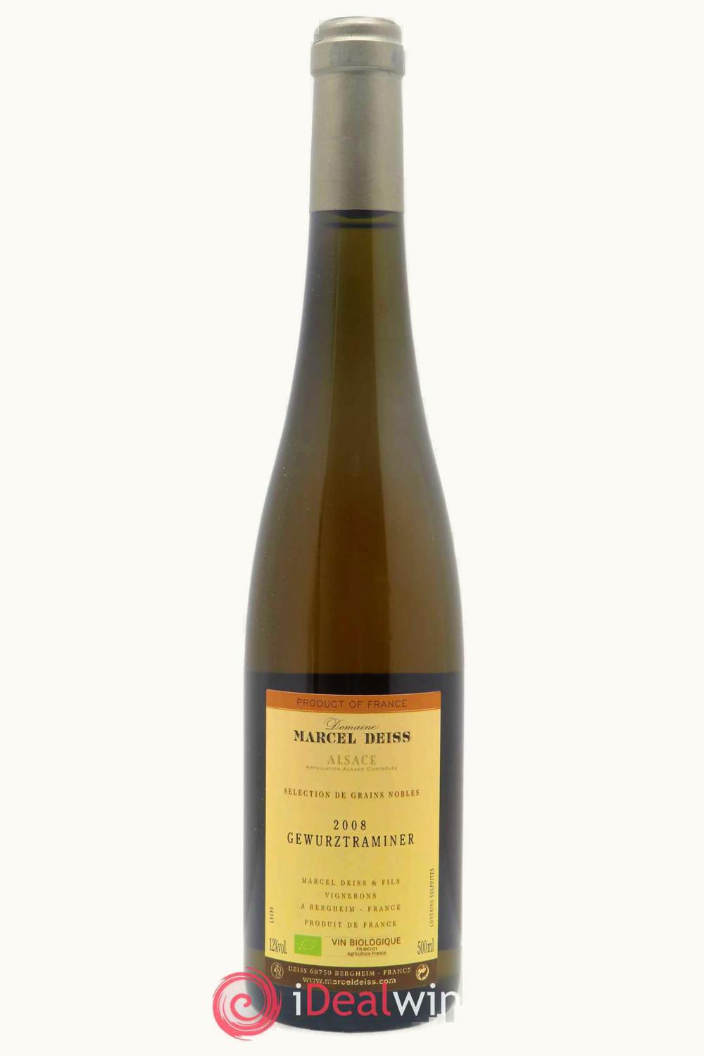 Domaine Marcel Deiss Domaine Marcel Deiss Gewurztraminer Select de Grains Nobles, 2008