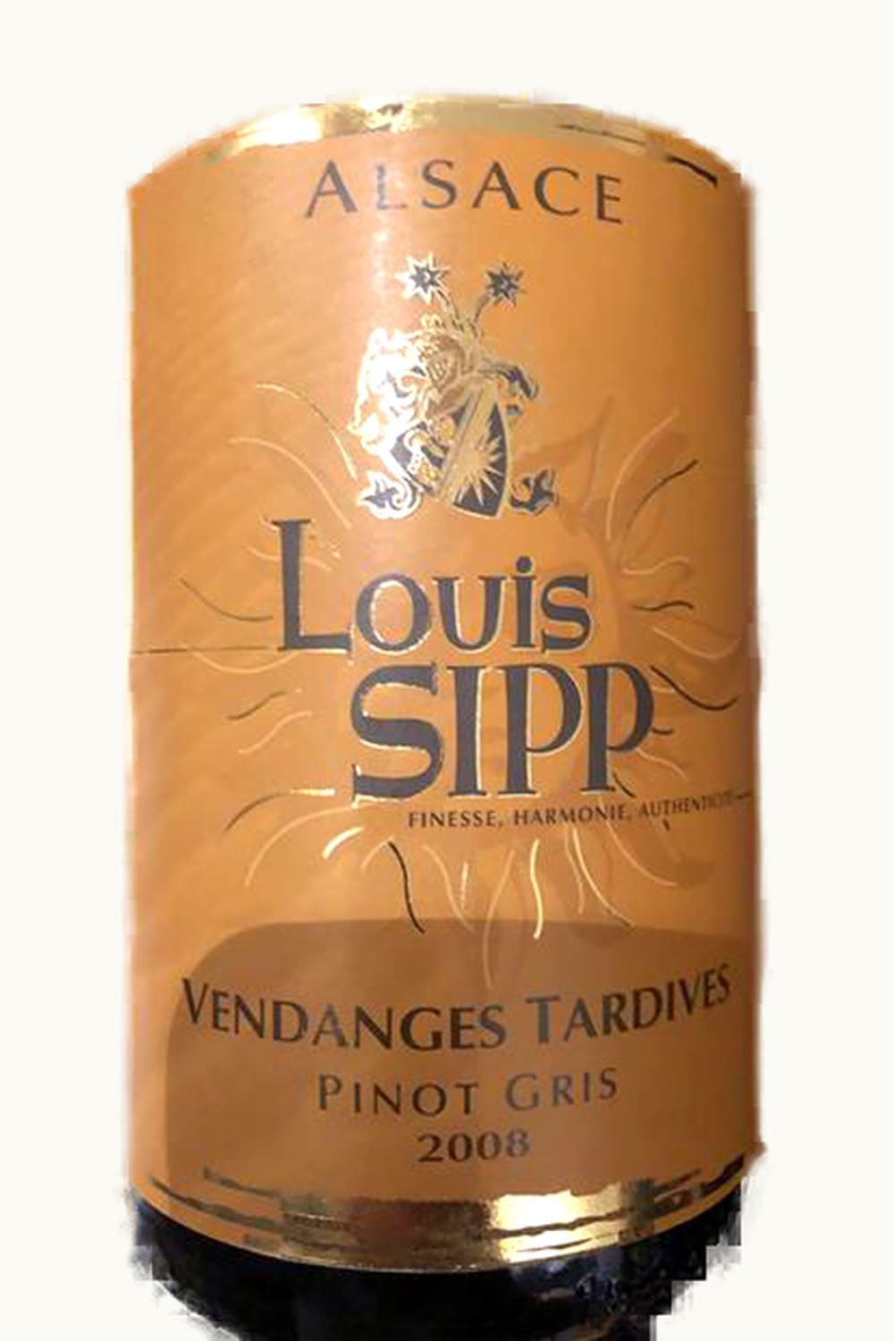 Louis Sipp Louis Sipp Pinot Gris Vendange Tardive, 2008