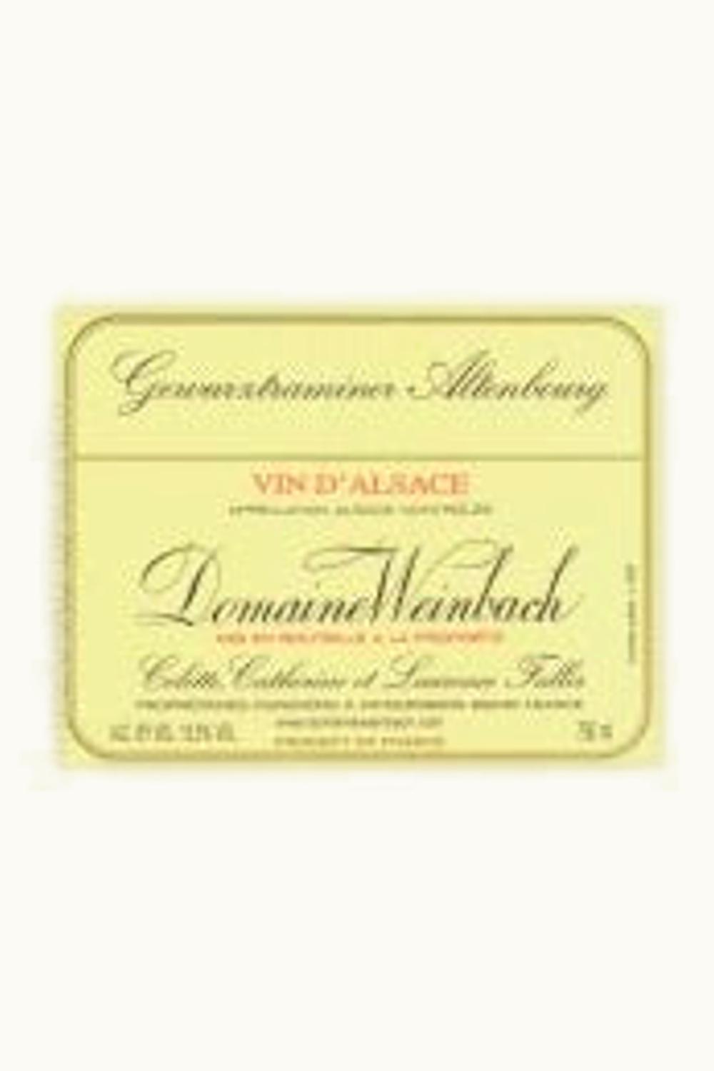 Domaine Weinbach Domaine Weinbach Gewurztraminer Altenbourg, 2007