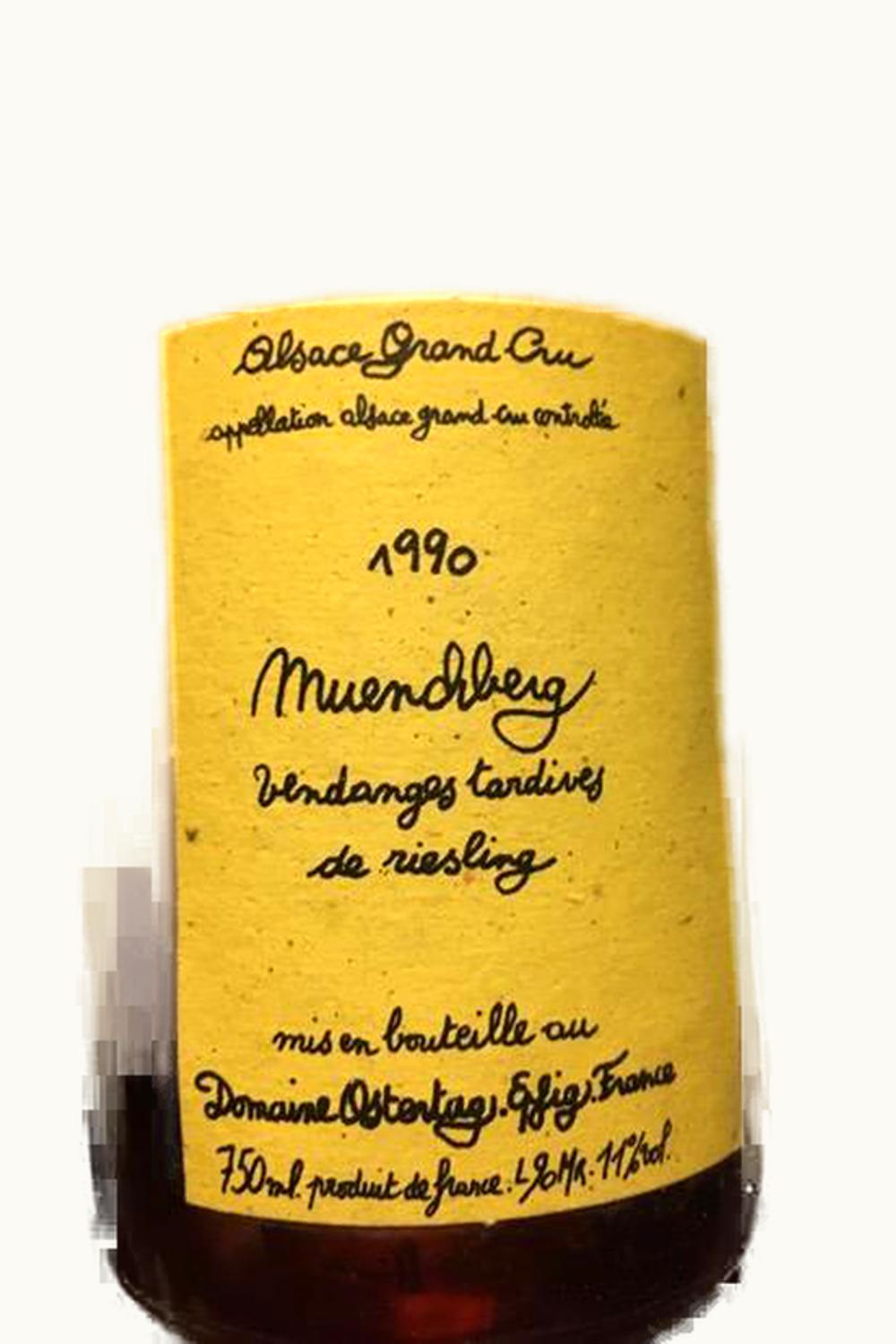 Domaine Ostertag Domaine Ostertag Riesling Vendange Tardive Muenchberg Grand Cru, 2007