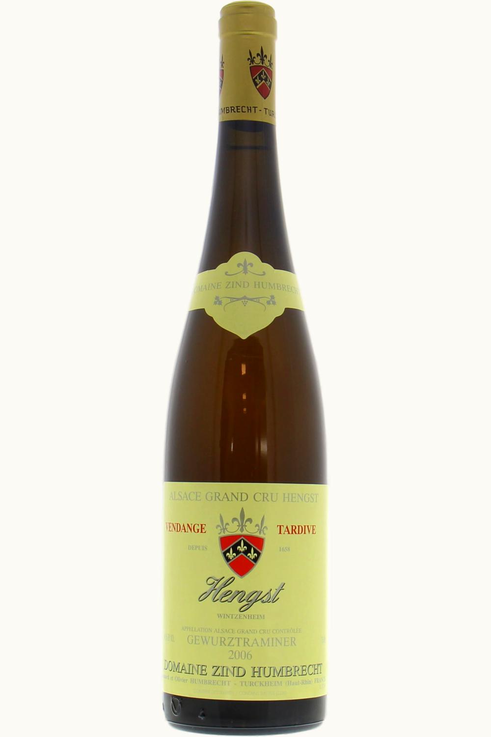 Domaine Zind Humbrecht Domaine Zind Humbrecht Gewurztraminer Vendange Tardive Hengst Grand Cru, 2006