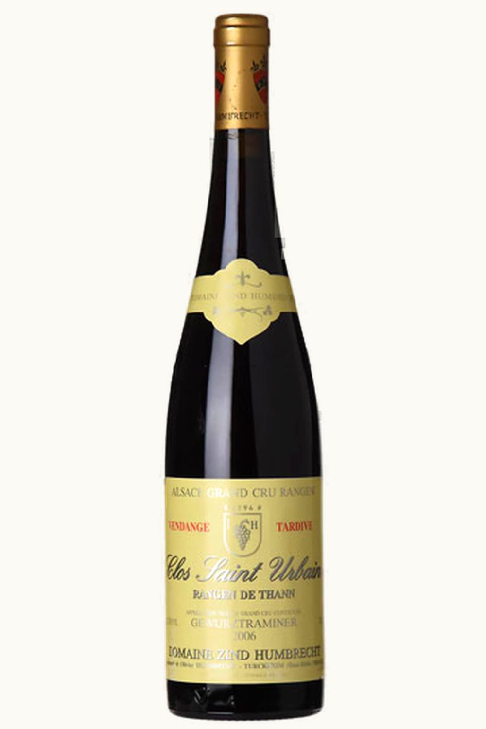 Domaine Zind Humbrecht Domaine Zind Humbrecht Gewurztraminer Rangen de Thann Vendange Tardive Grand Cru Clos Saint Urbain, 2006