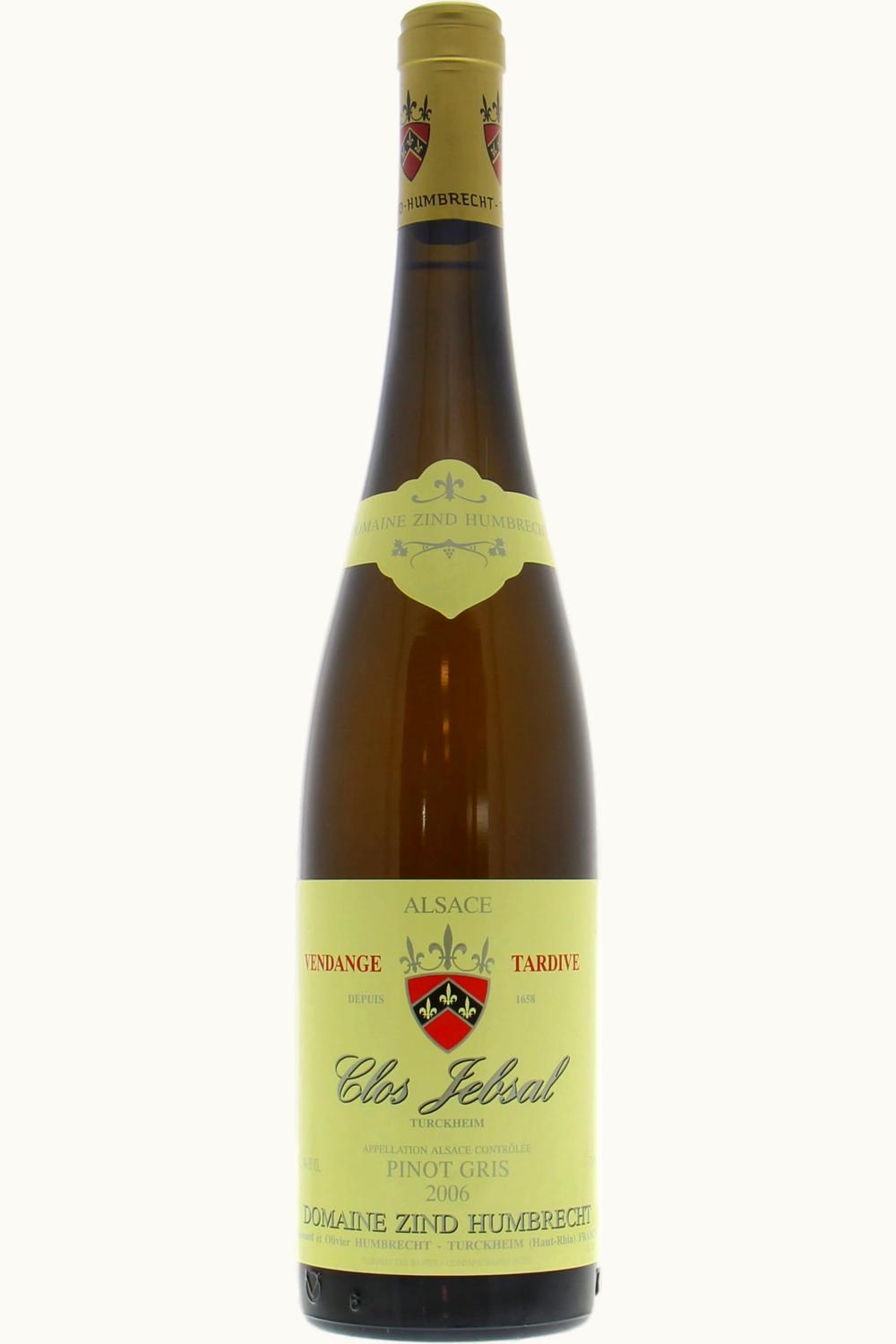 Domaine Zind Humbrecht Domaine Zind Humbrecht Pinot Gris Vendange Tardive Clos Jebsal, 2006