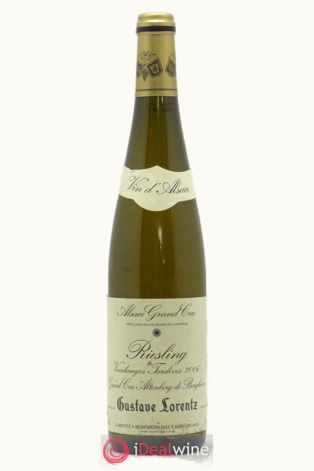 Gustave Lorentz Gustave Lorentz Riesling Altenburg de Bergheim Alsace Grand Cru, 2006