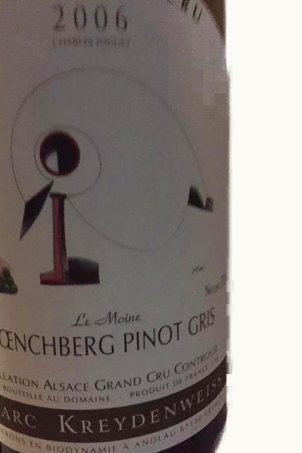 Marc Kreydenweiss Le Moine Pinot Gris Muenchberg Alsace Grand Cru, 2006