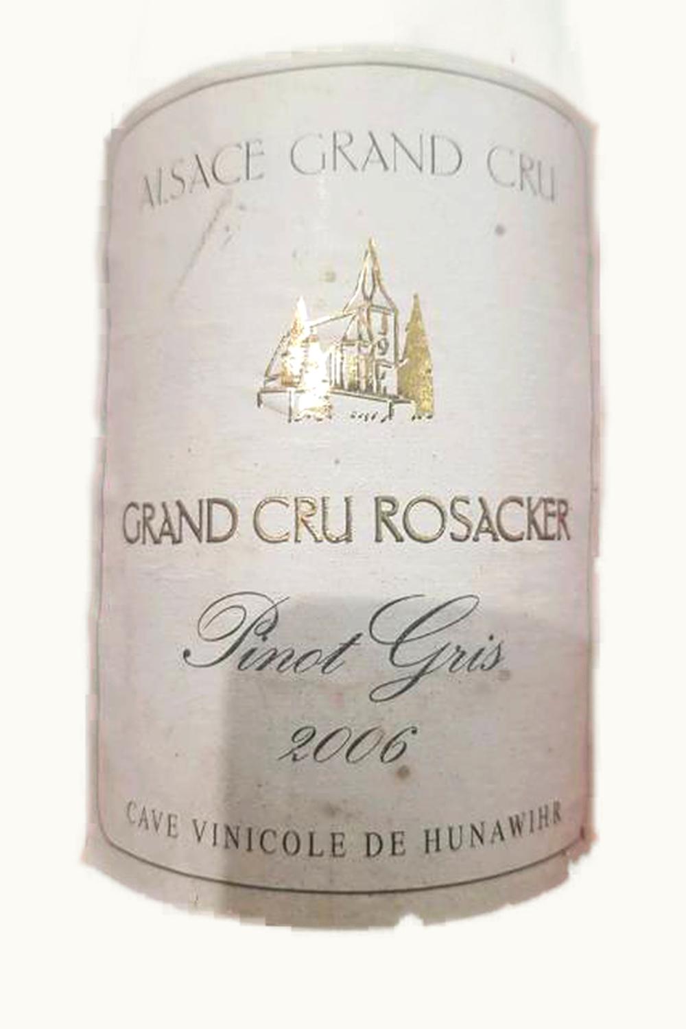 Cave VInicole de Hunawihr Gewurztraminer Rosacker Alsace Grand Cru, 2006
