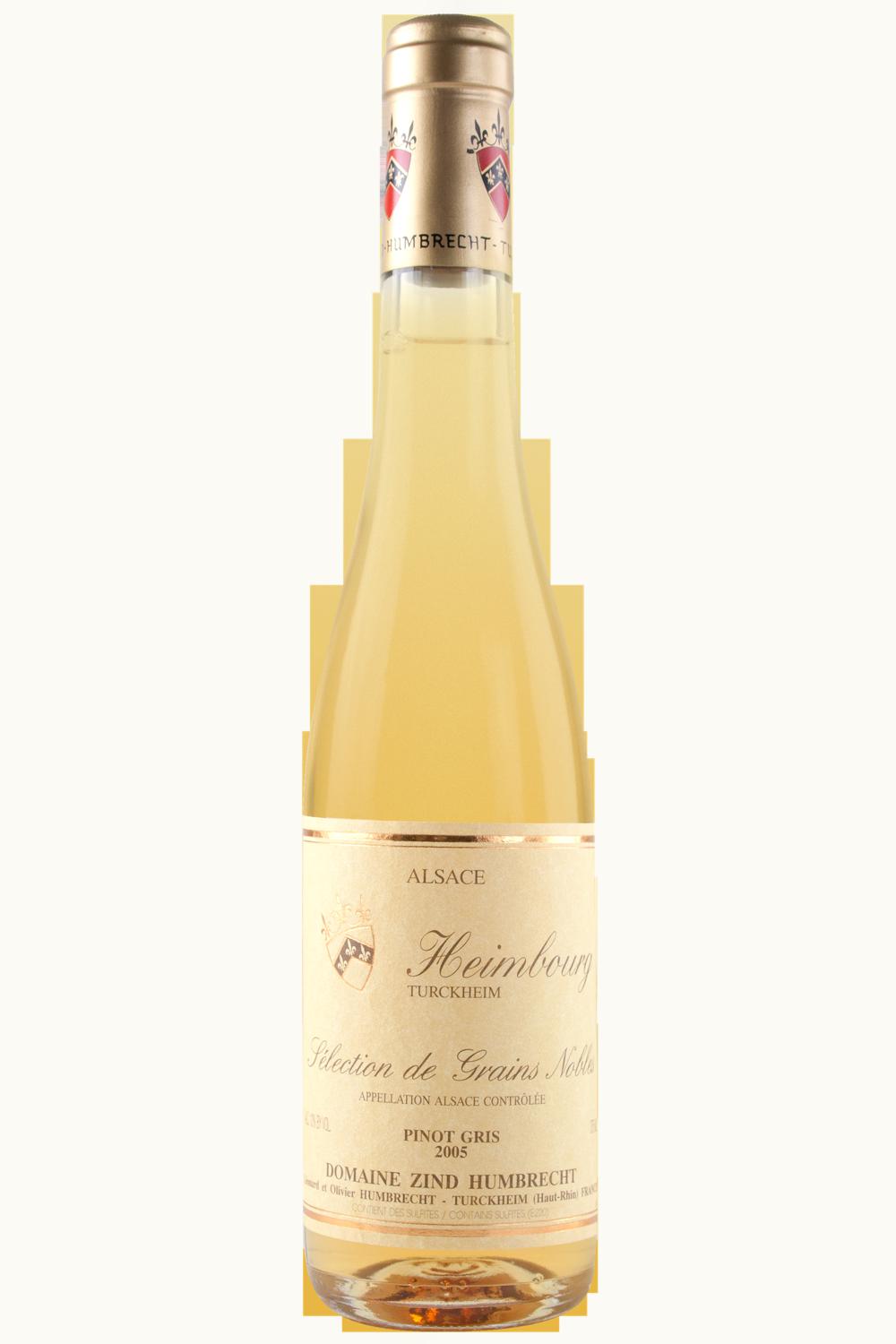 Domaine Zind Humbrecht Domaine Zind Humbrecht Pinot Gris Sélection de Grains Nobles Clos Jebsal Alsace, 2005
