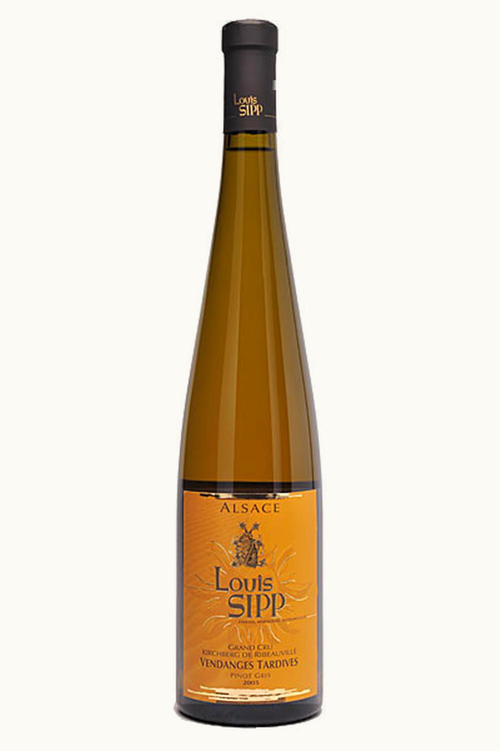 Louis Sipp Pinot Gris Vendange Tardive Kirchberg de Ribeauvillé Alsace Grand Cru, 2005