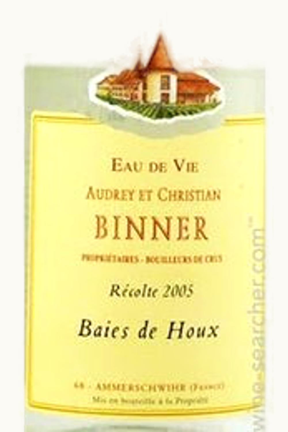 Domaine Audrey et Christian Binner Eau de Vie Marc Muscat Kaefferkopf d'Alsace, 2005