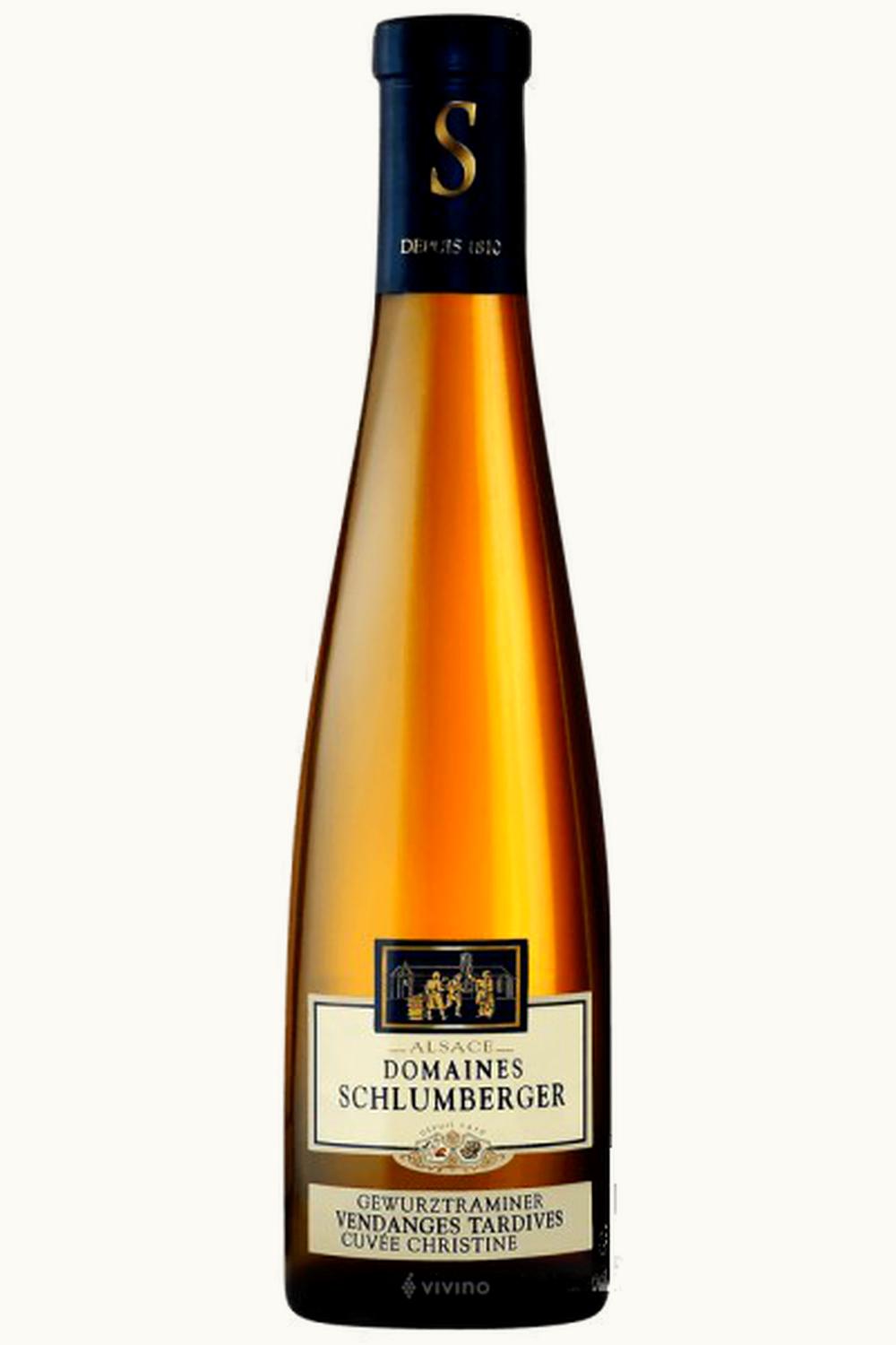 Domaine Schlumberger Gewurztraminer Cuvée Christine Vendange Tardive Alsace, 2004
