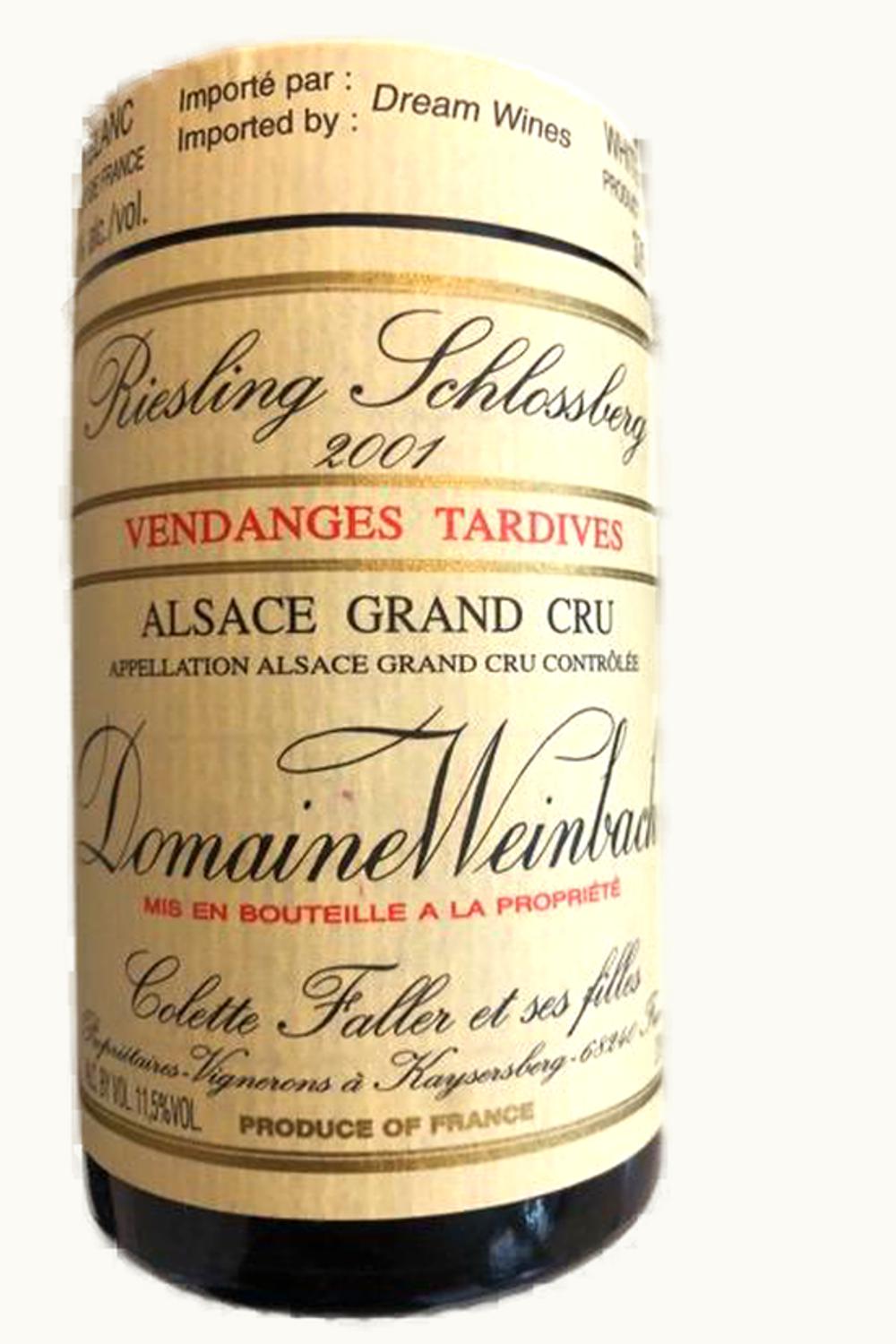 Domaine Weinbach Domaine Weinbach Riesling Trie Spéciale Vendange Tardive Schlossberg Alsace Grand Cru, 2004