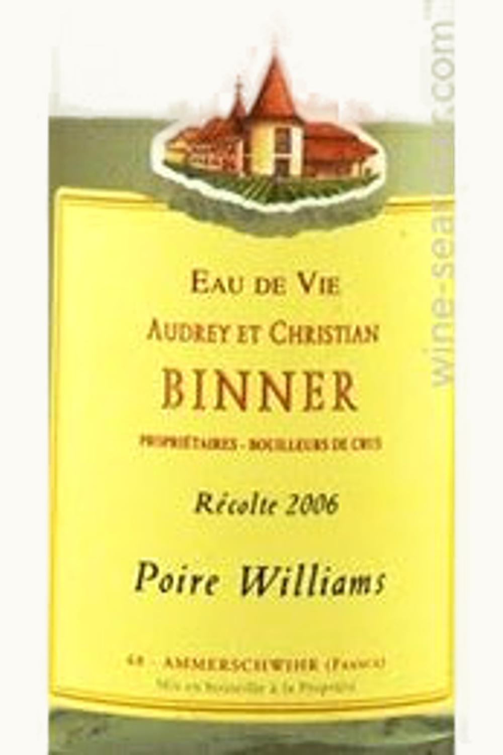 Domaine Audrey et Christian Binner Eau de Vie Cherry Alsace, 2004