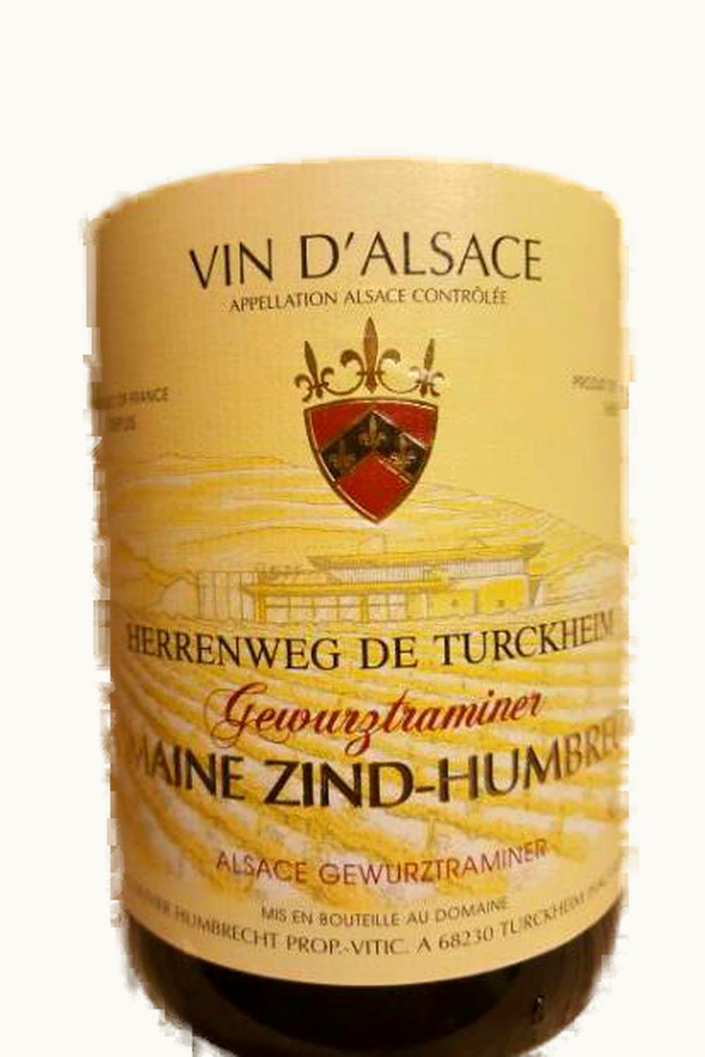 Domaine Zind Humbrecht Domaine Zind Humbrecht Gewurz Herrenweg de Turckheim Alsace, 2003 UZ0620098