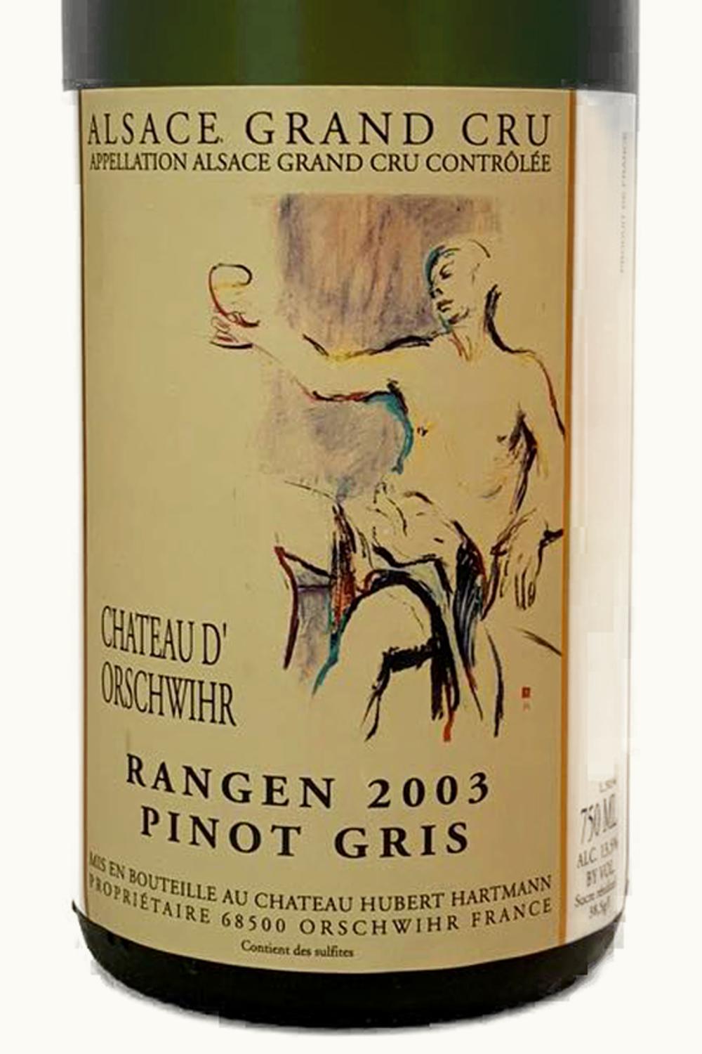 D'Orschwihr D'Orschwihr Pinot Gris Rangen Alsace Grand Cru, 2003