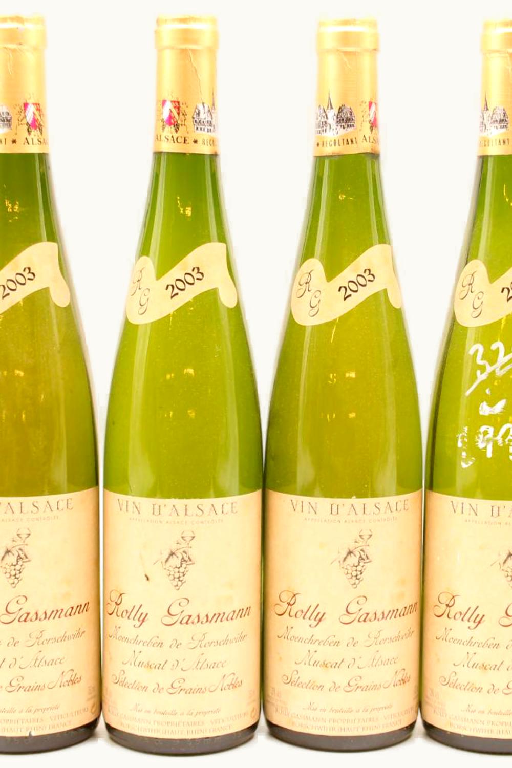 Rolly Gassmann Muscat Muenchreben de Rorschwihr Alsace, 2003