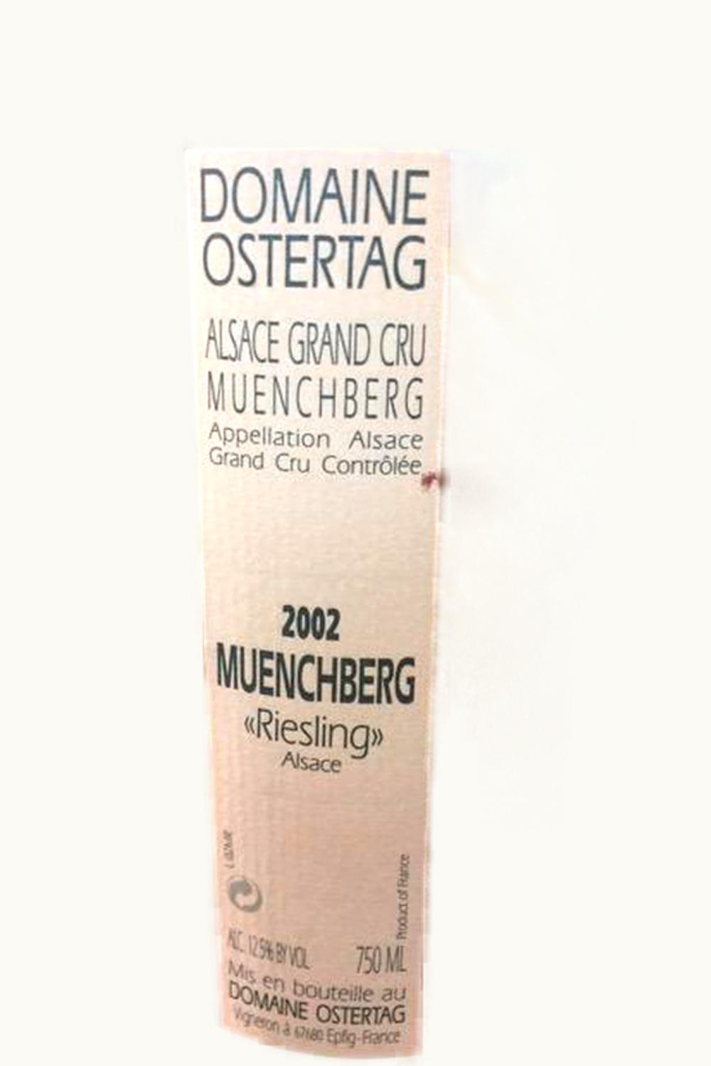 Domaine Ostertag Riesling Muenchberg Alsace Grand Cru, 2002