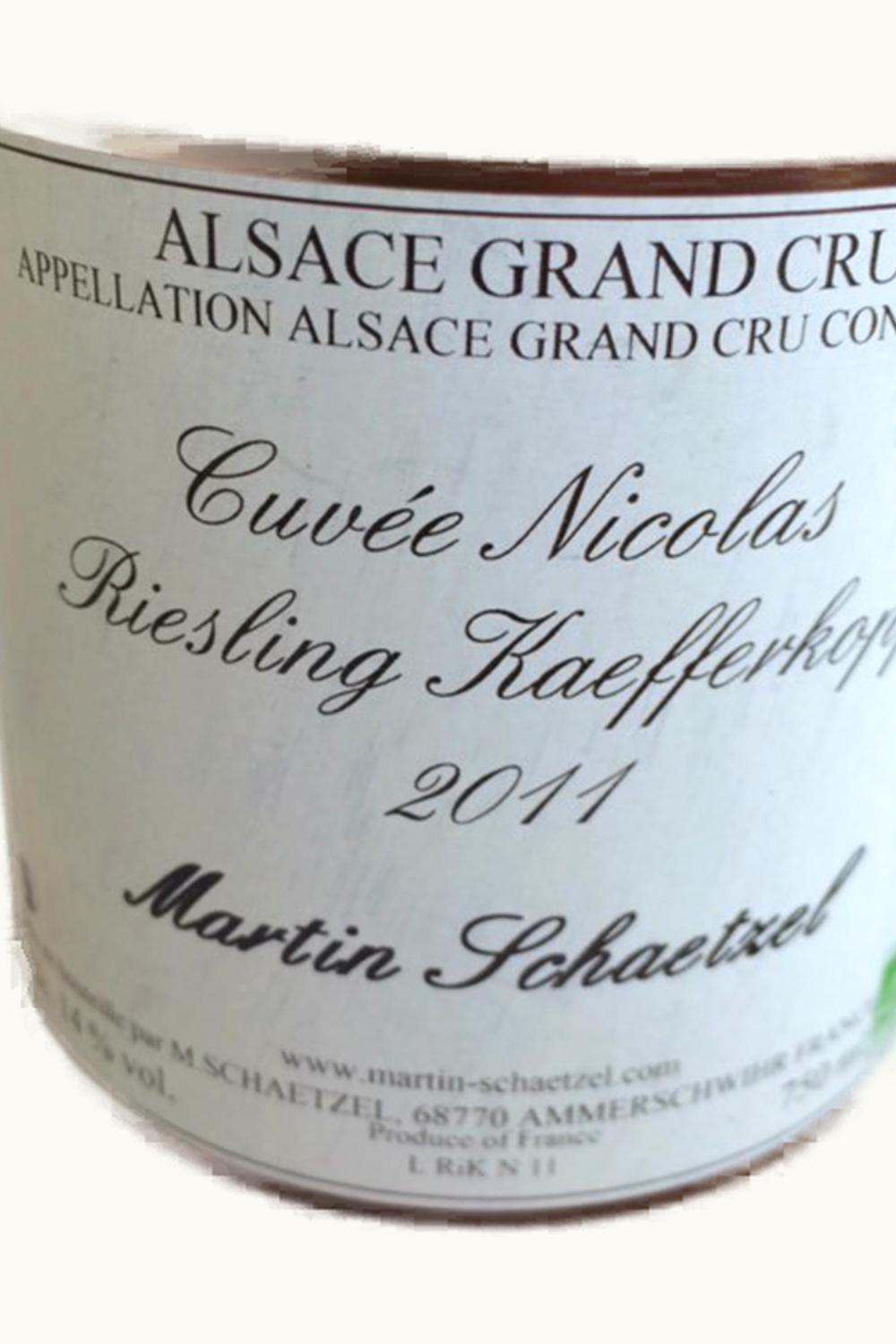 Domaine Kirrenbourg Martin Schaetzel Riesling Kaefferkopf Alsace Grand Cru, 2002