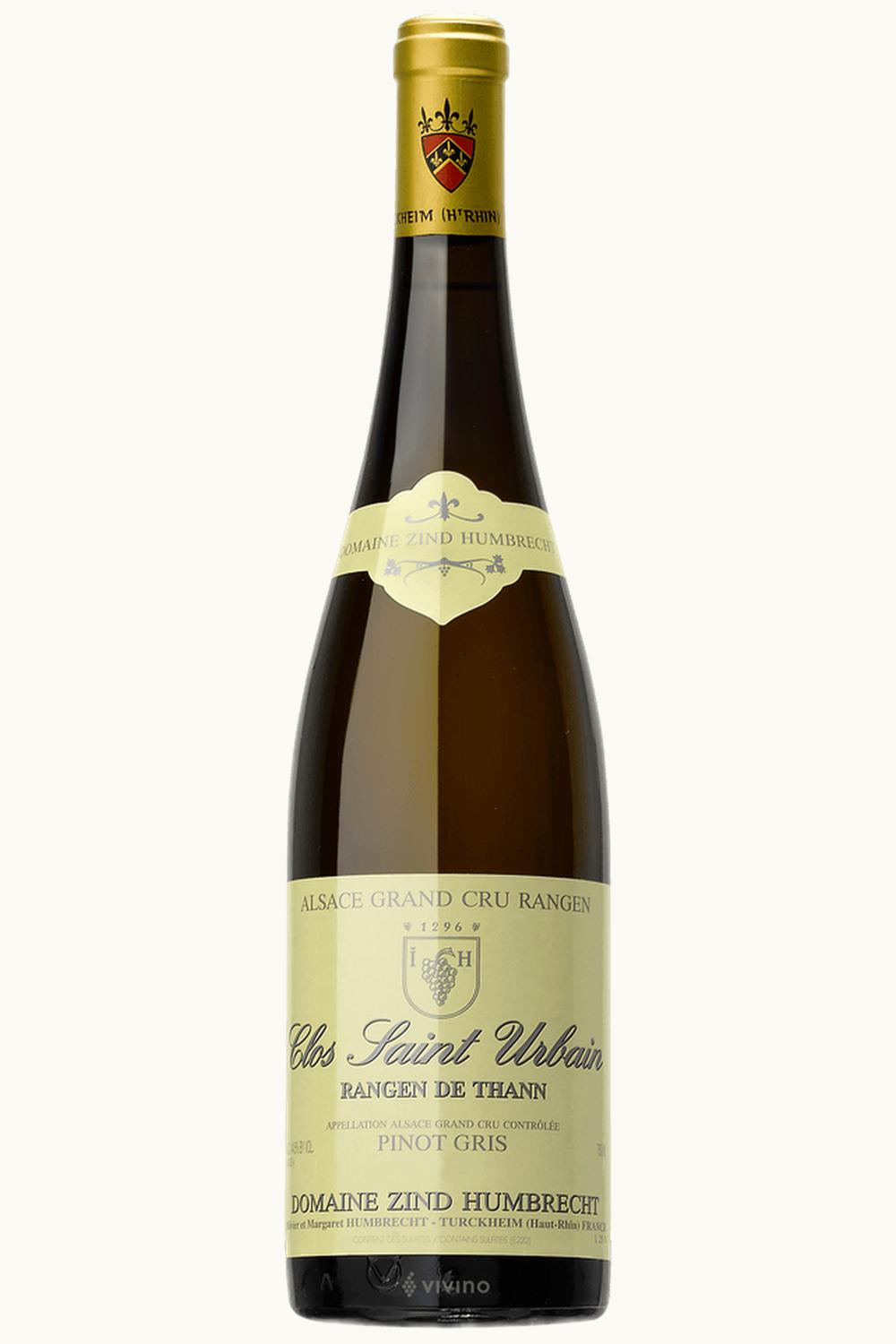 Domaine Zind Humbrecht Domaine Zind Humbrecht Pinot Gris Rangen de Thann Grand Cru Clos St. Urbain Alsace, 2001