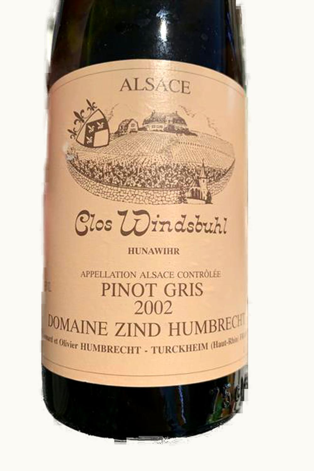 Domaine Zind Humbrecht Domaine Zind Humbrecht Pinot Gris Clos Windsbuhl Alsace, 2001
