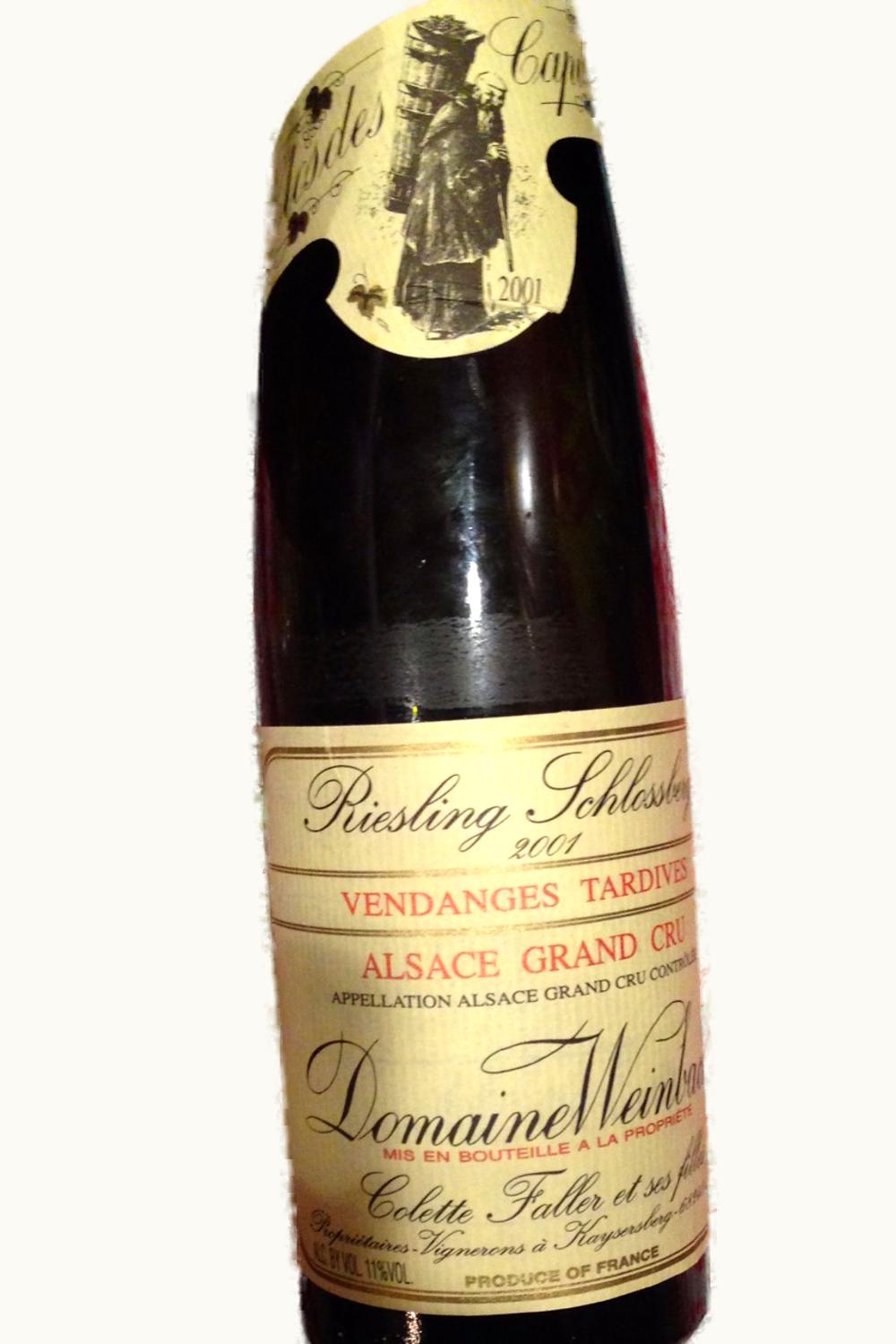 Domaine Weinbach Domaine Weinbach Riesling Vendange Tardive Schlossberg Alsace Grand Cru, 2001
