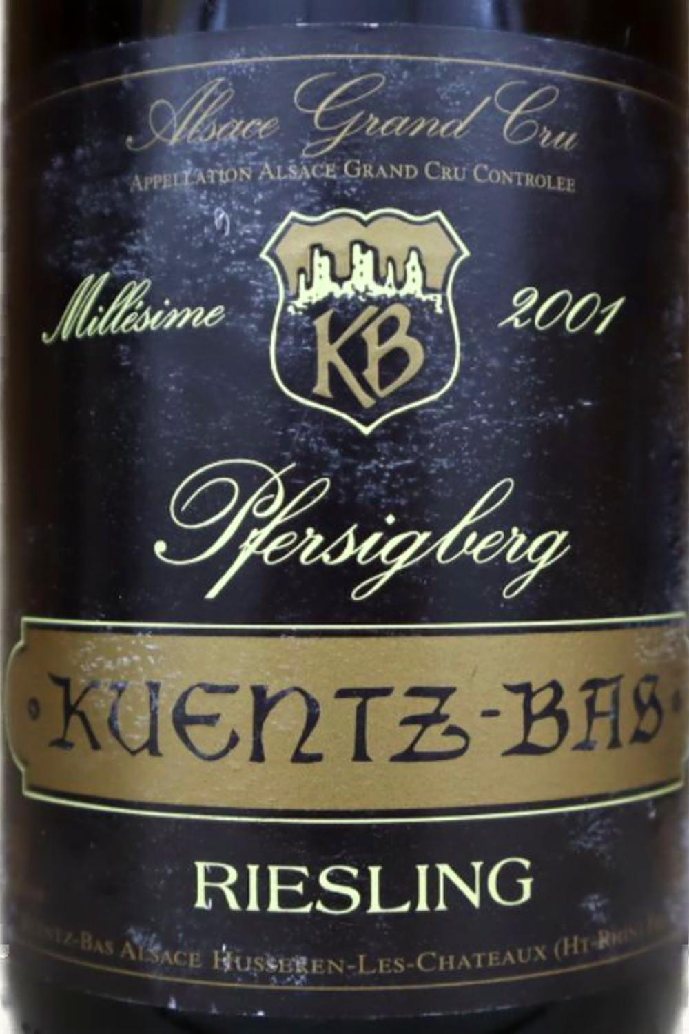 Kuentz-Bas Riesling Trois Pfersigberg Alsace Grand Cru, 2001
