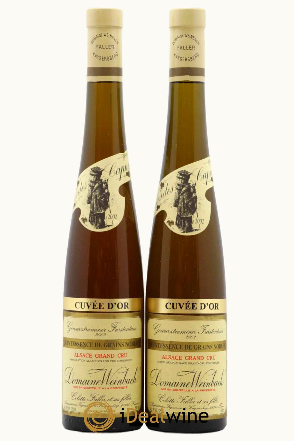 Domaine Weinbach Domaine Weinbach Gewurz Quintessence de Grains Nobles Cuvée d'Or Furstentum Alsace Grand Cru, 2001
