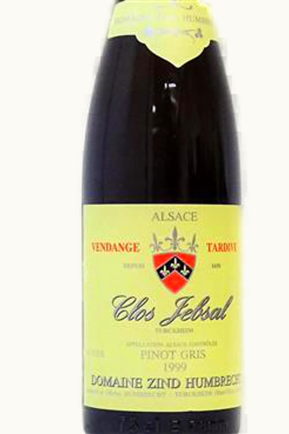 Domaine Zind Humbrecht Domaine Zind Humbrecht Pinot Gris Vendange Tardive Clos Jebsal Alsace, 1999