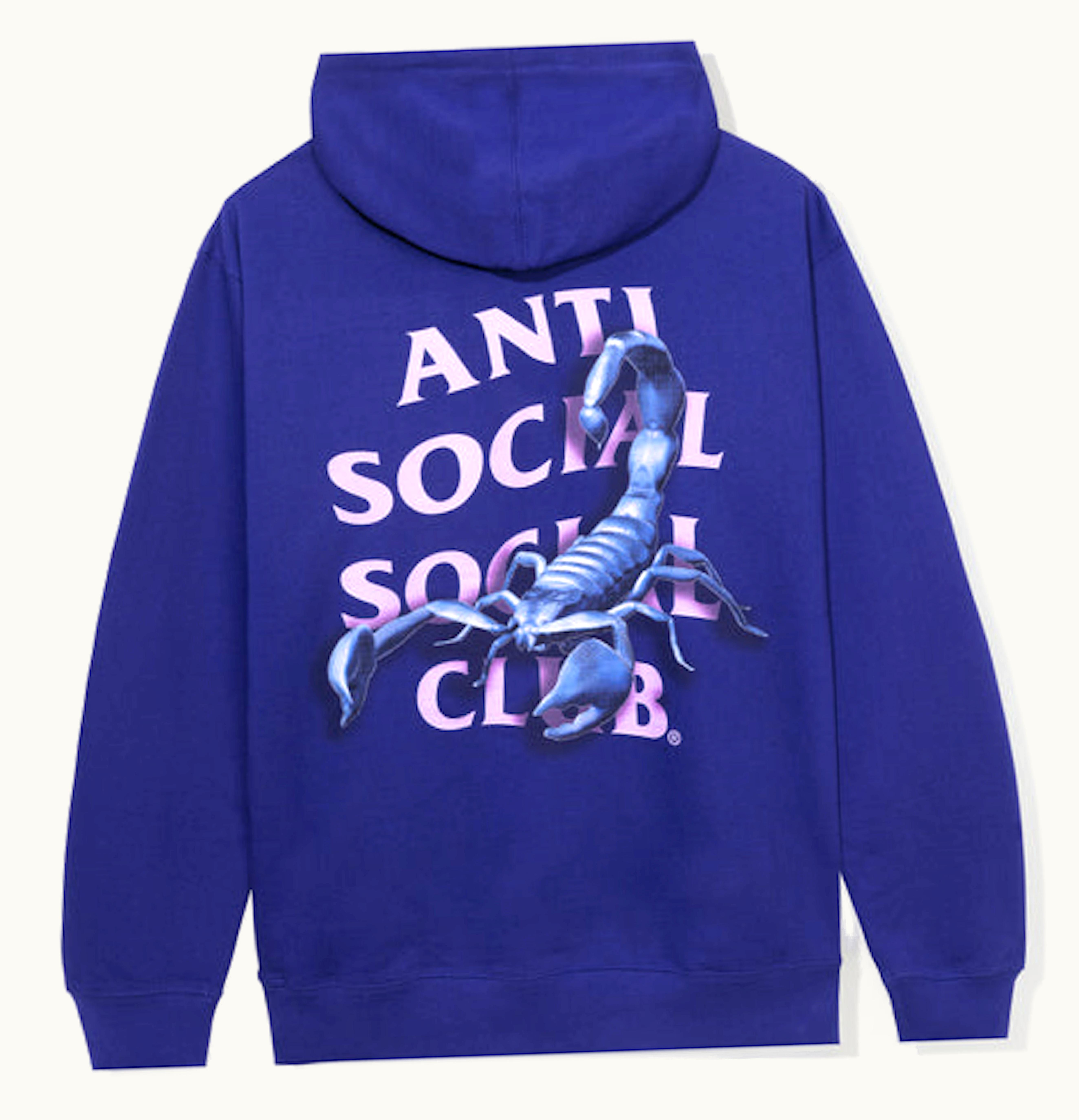 Anti Social Social Club Anti Social Social Club Moodsting Hoodie Purple