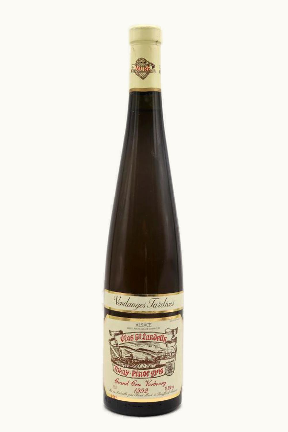 Rene Mure Pinot Gris Vorbourg Vendange Tardive Grand Cru Clos St. Landelin Alsace, 1998