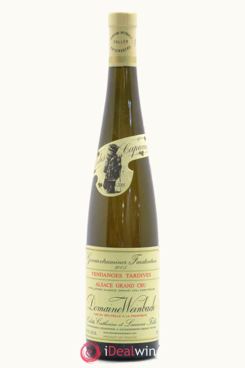Domaine Weinbach Gewurz Vendange Tardive Furstentum Alsace Grand Cru, 1997