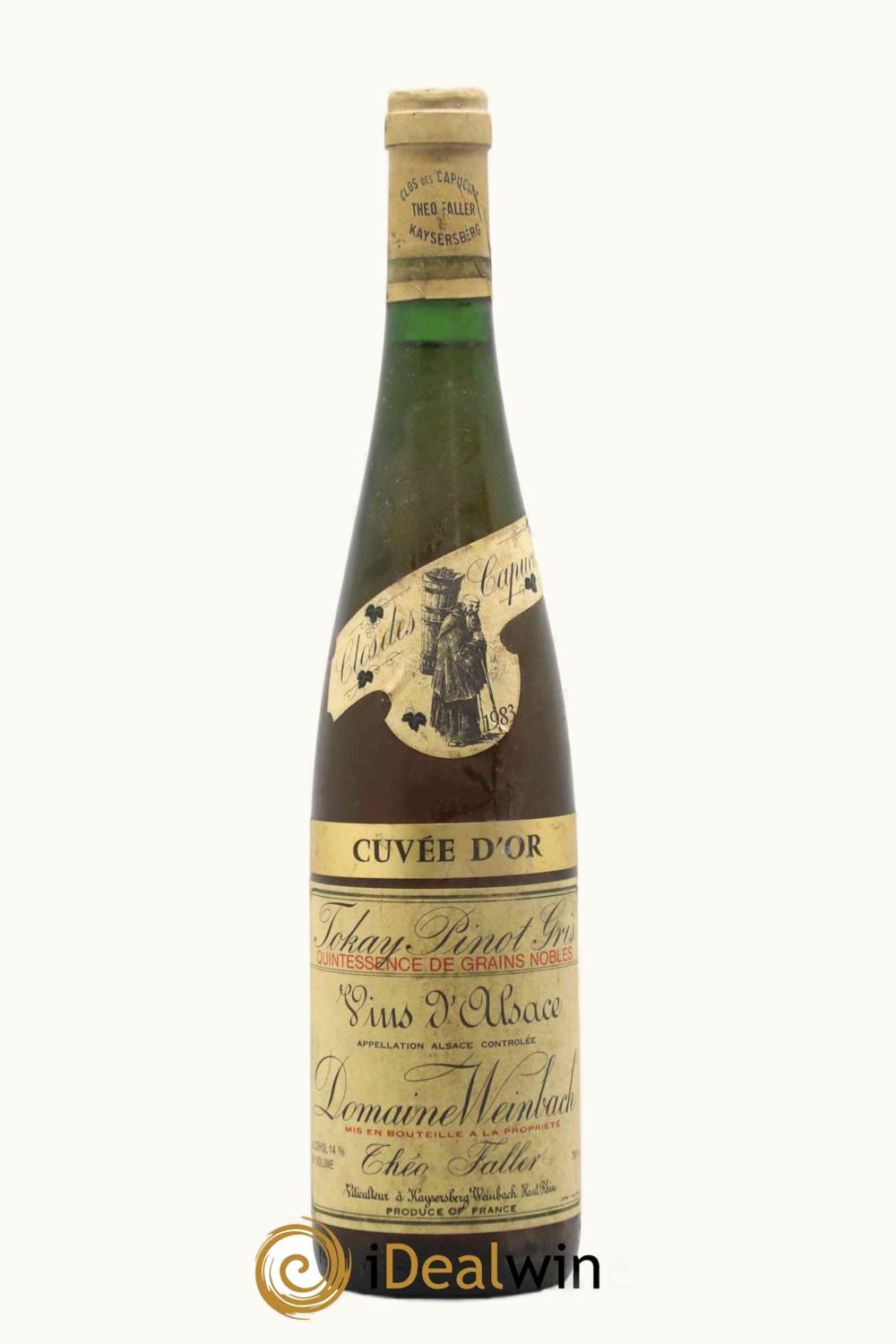 Domaine Weinbach Tokay Pinot Gris Cuvée d'Or Quintessence Grain Noble Clos de Capucins Alsace, 1997