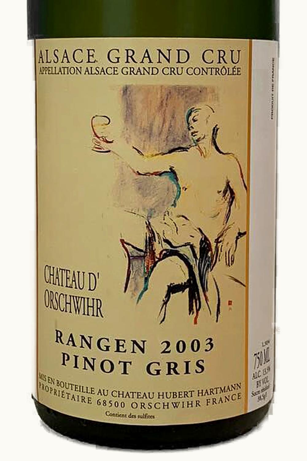 D'Orschwihr D'Orschwihr Pinot Gris Rangen Alsace Grand Cru, 1997