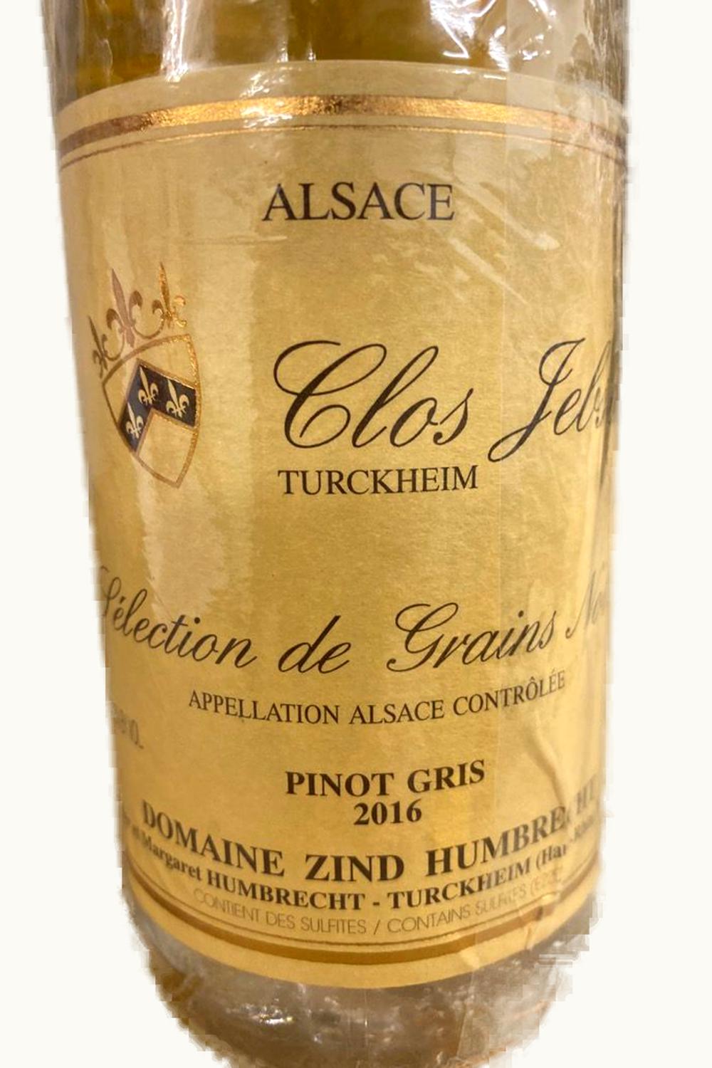 Domaine Zind Humbrecht Domaine Zind Humbrecht Pinot Gris Clos Jebsal Alsace, 1996