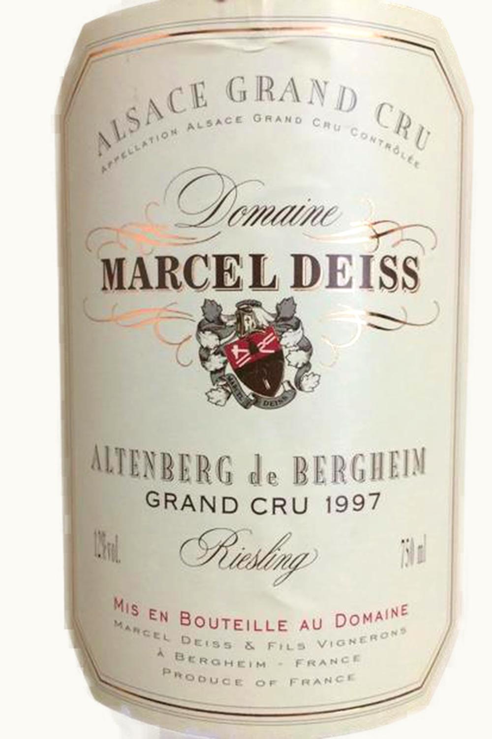 Domaine Marcel Deiss Riesling Altenburg de Bergheim Alsace Grand Cru, 1996