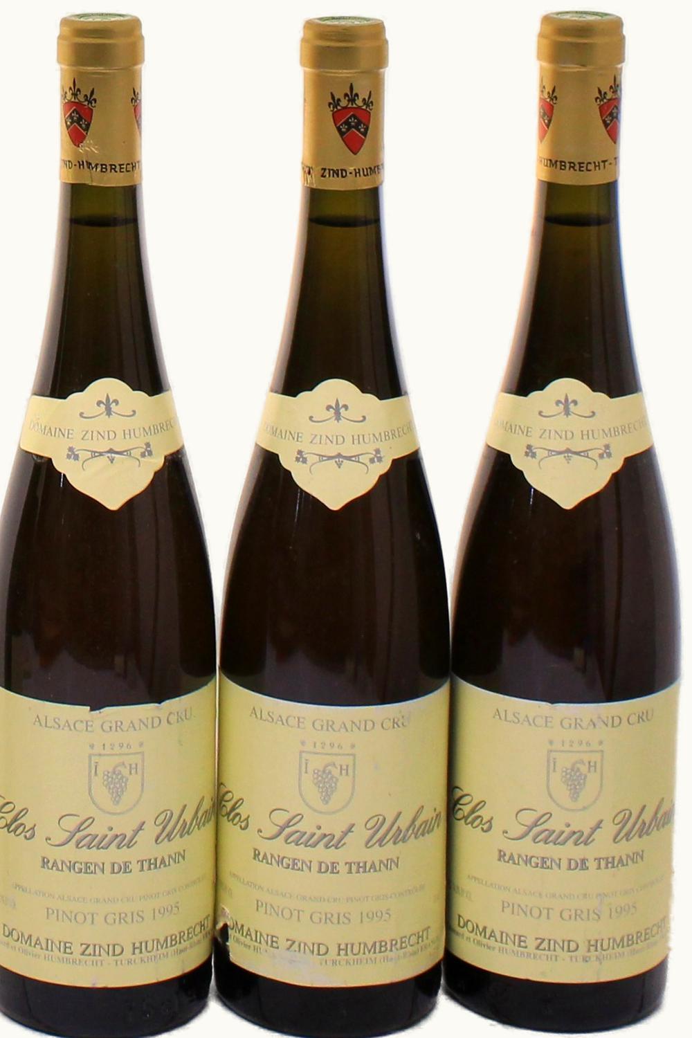 Domaine Zind Humbrecht Domaine Zind Humbrecht Pinot Gris Rangen de Thann Grand Cru Clos St. Urbain Alsace, 1995
