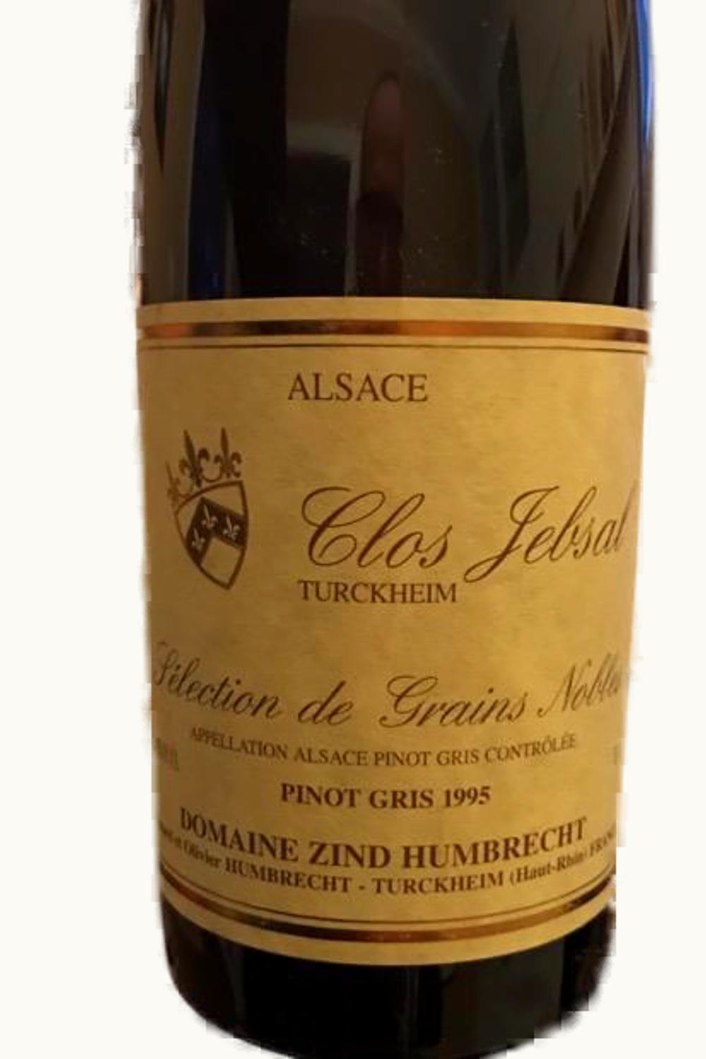 Domaine Zind Humbrecht Domaine Zind Humbrecht Pinot Gris Select de Grain Noble Clos Jebsal Alsace, 1995