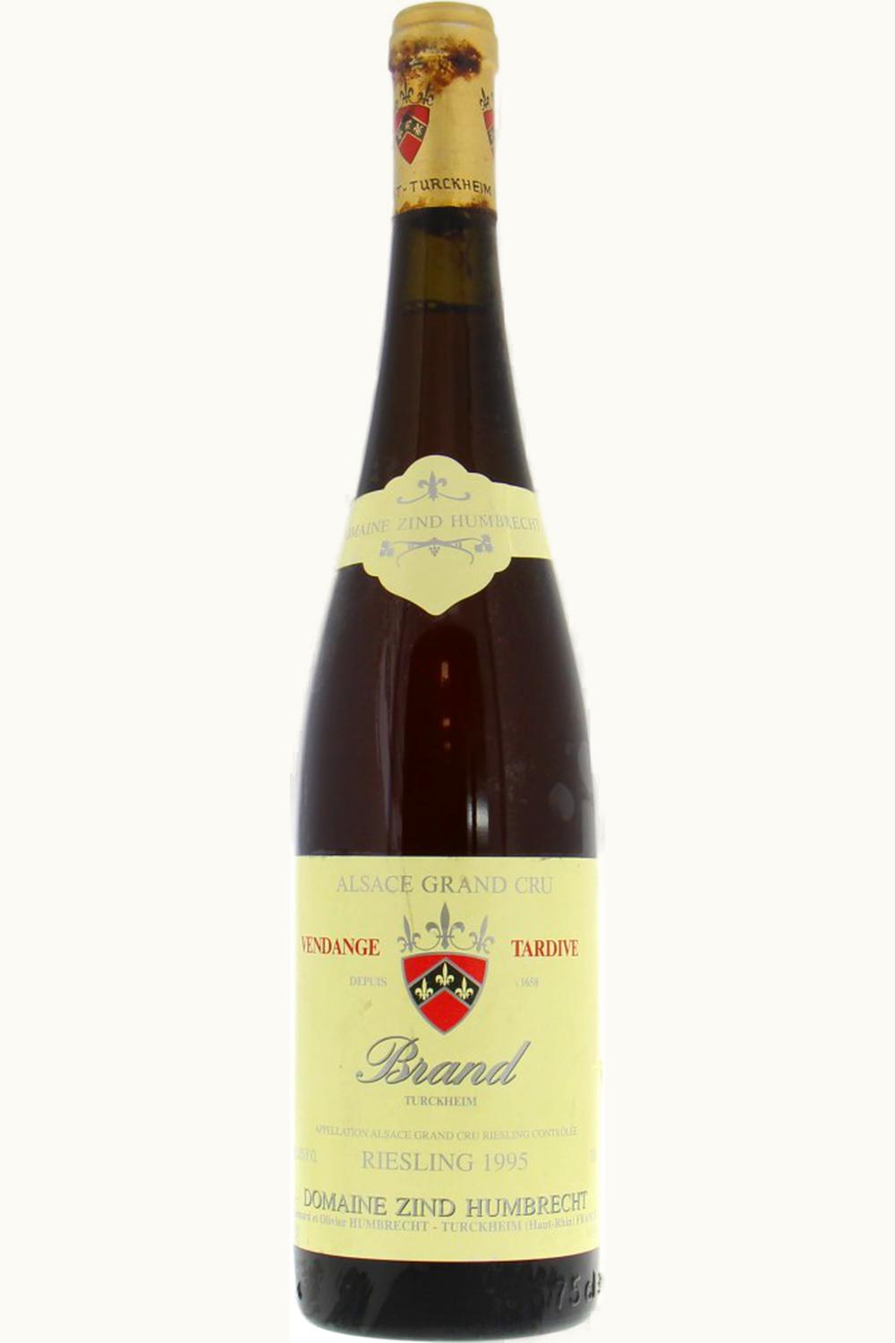 Domaine Zind Humbrecht Domaine Zind Humbrecht Riesling Vendange Tardive Brand Alsace Grand Cru, 1995