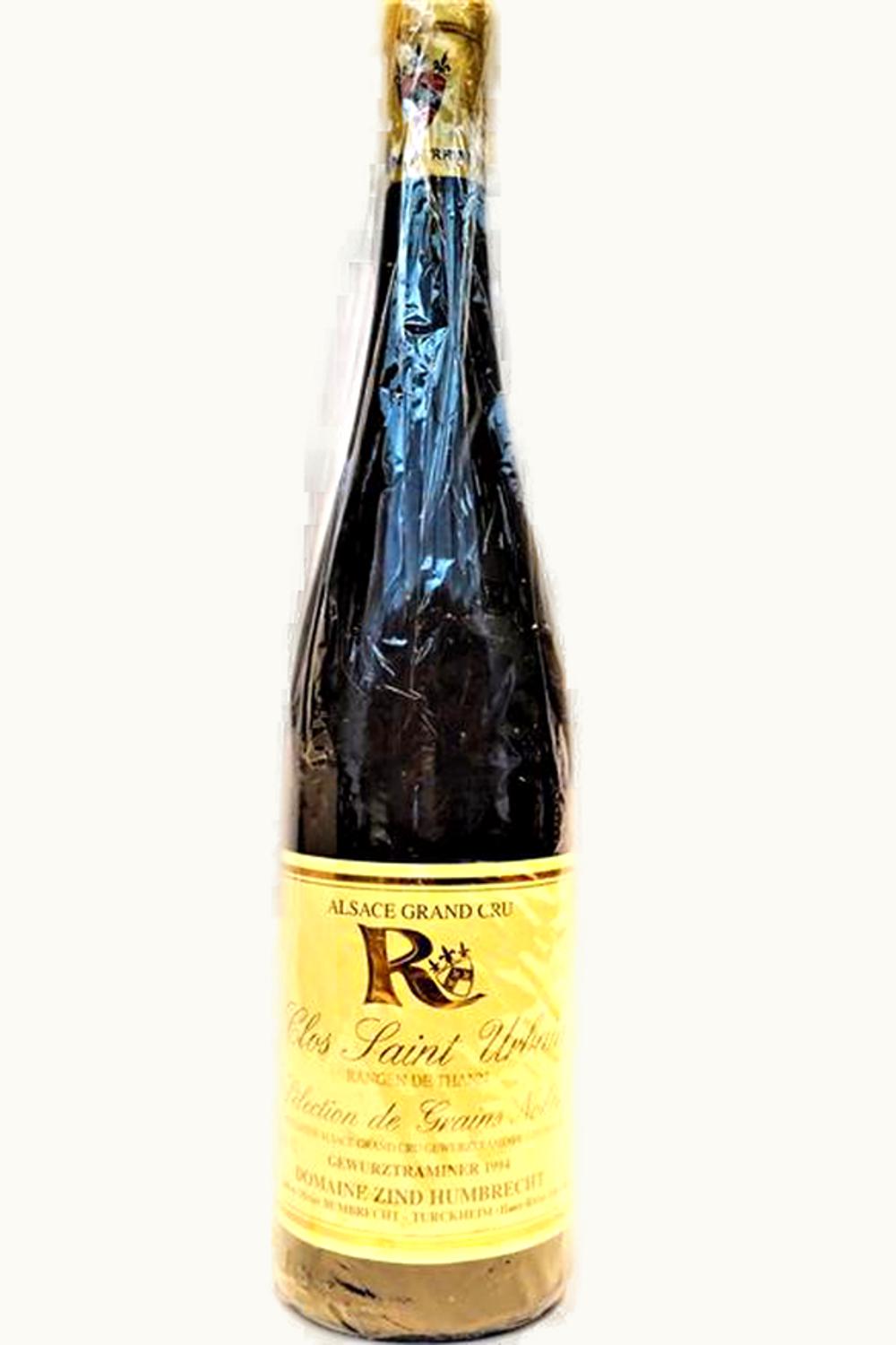 Domaine Zind Humbrecht Domaine Zind Humbrecht Gewurz Rangen de Thann Select Grain Noble Grand Cru Clos St. Urbain Alsace, 1994