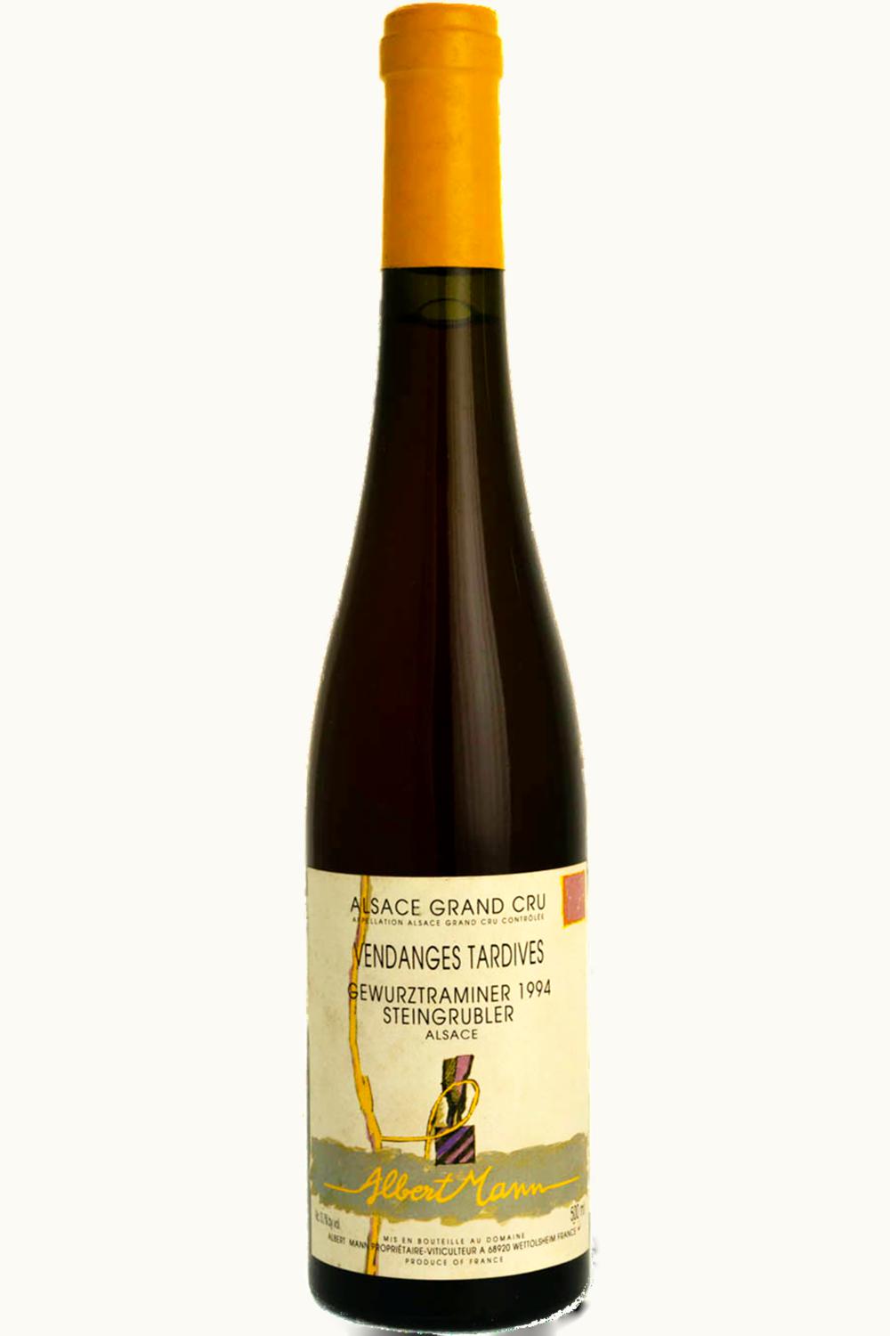 Albert Mann Gewurz Vendange Tardive Steingrube Alsace Grand Cru, 1994