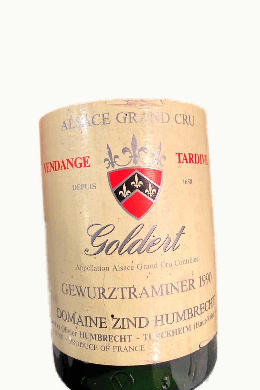 Domaine Zind Humbrecht Gewurz Vendange Tardive Goldert Alsace Grand Cru, 1990