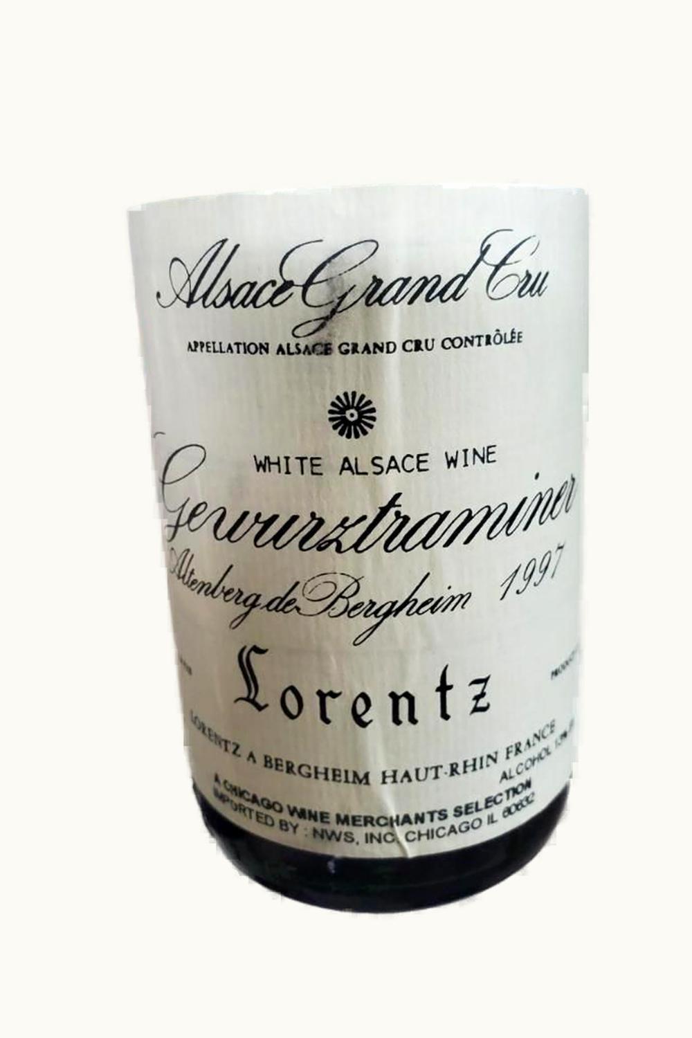 Gustave Lorentz Gewurz Vieilles Vignes Altenburg de Bergheim Alsace Grand Cru, 1990